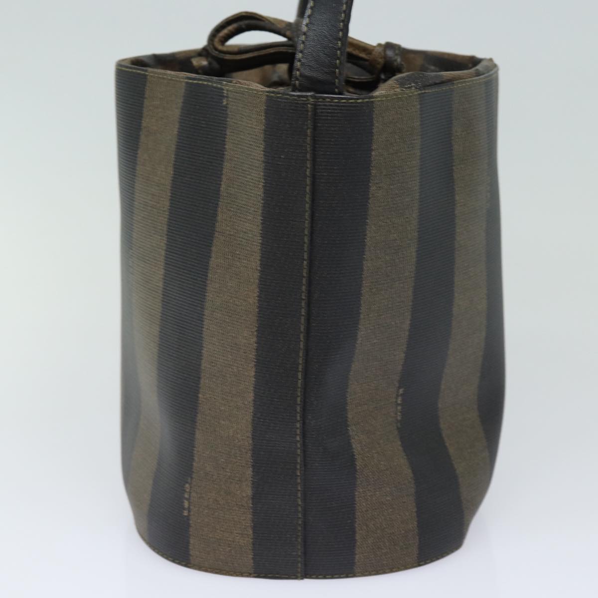 FENDI Pecan Canvas Shoulder Bag Brown Black bs15713