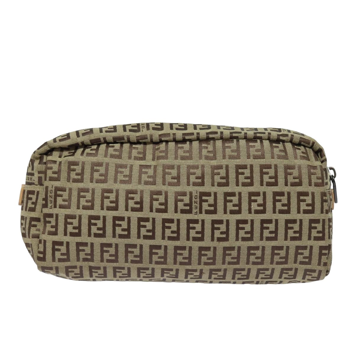 FENDI Zucchino Canvas Pouch Beige bs15781