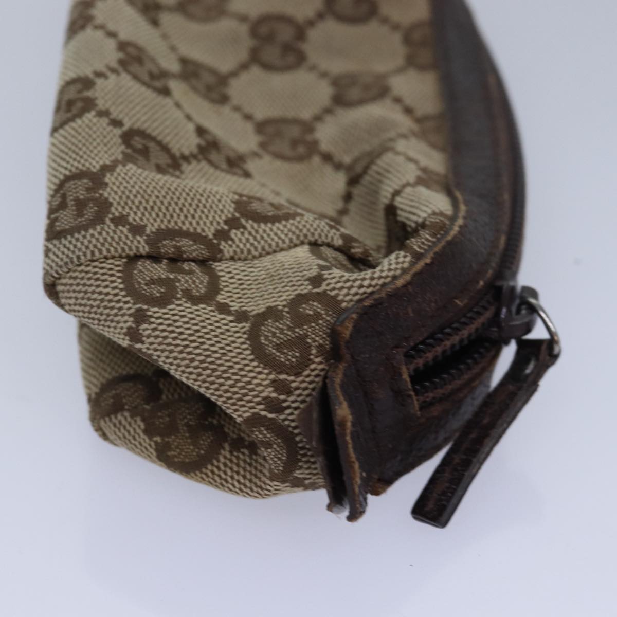 GUCCI GG Canvas Web Sherry Line Key Case PVC Leather 5Set Beige Red bs15953