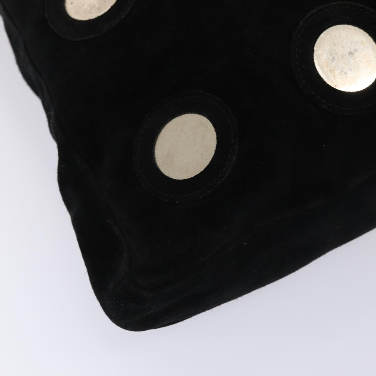 GUCCI Shoulder Bag Suede Black 002 781 0422 bs16033