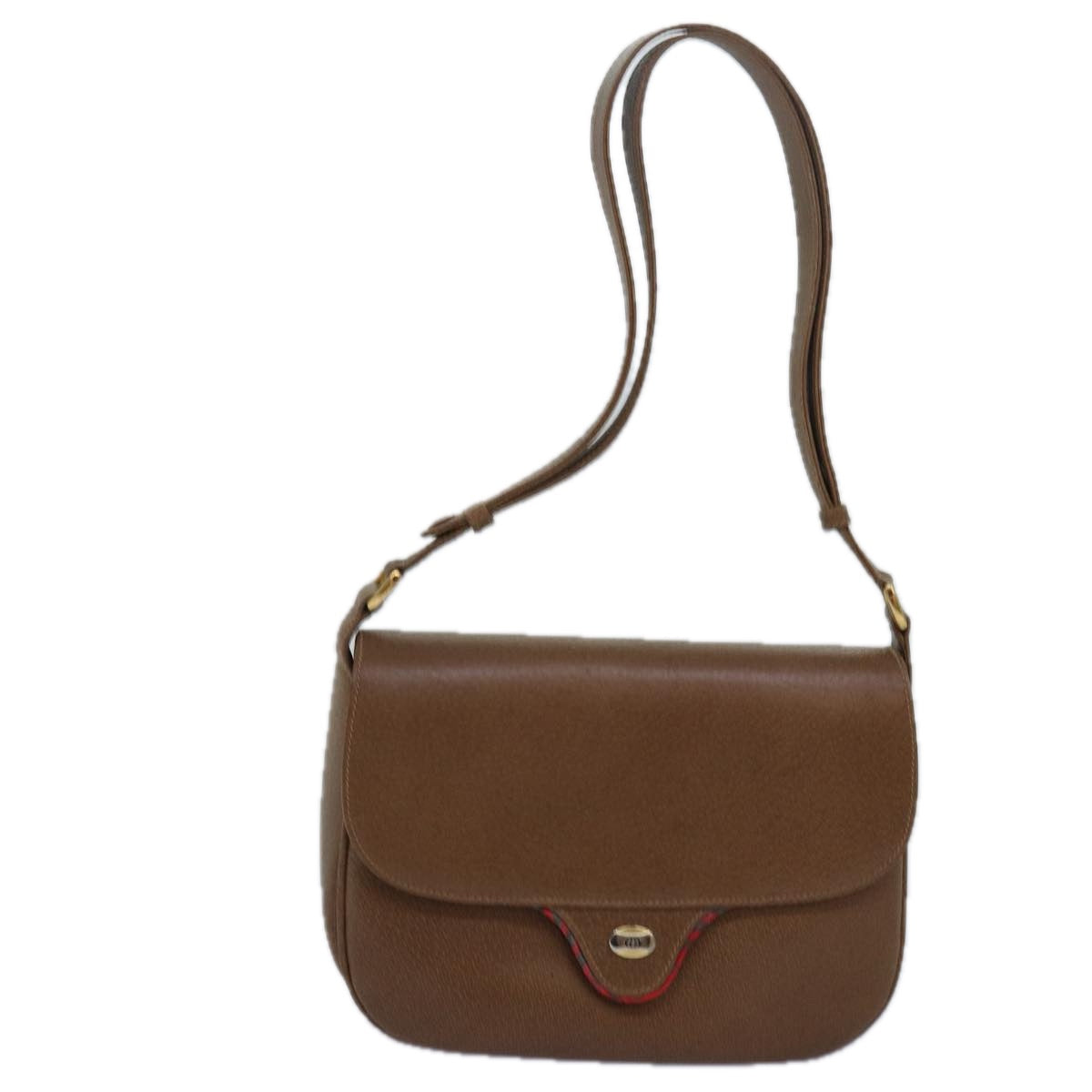 GUCCI Shoulder Bag Leather Brown 72 02 104 bs16069