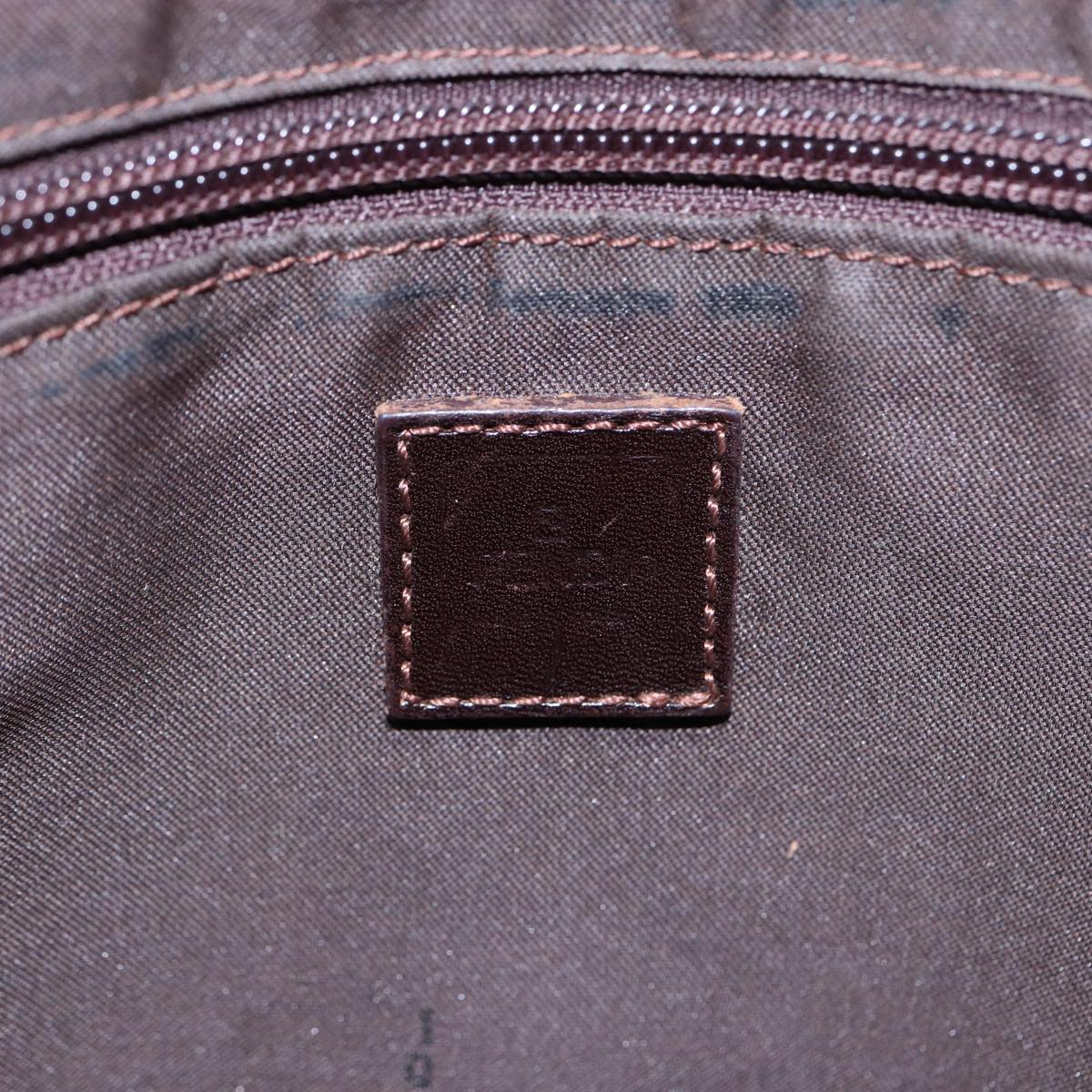 FENDI Zucca Canvas Tote Bag Brown Black bs16071