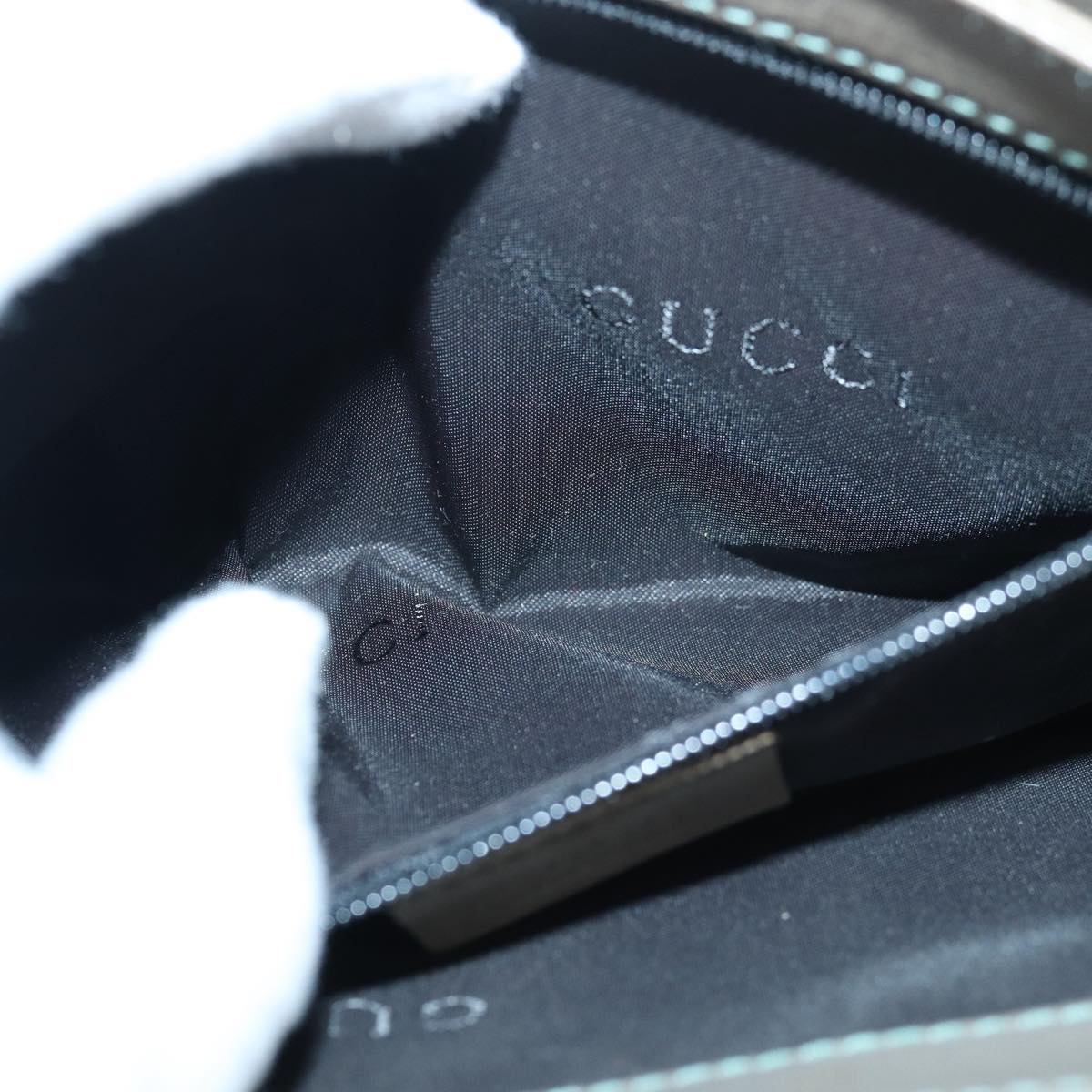 GUCCI Hand Bag Leather Brown bs16079