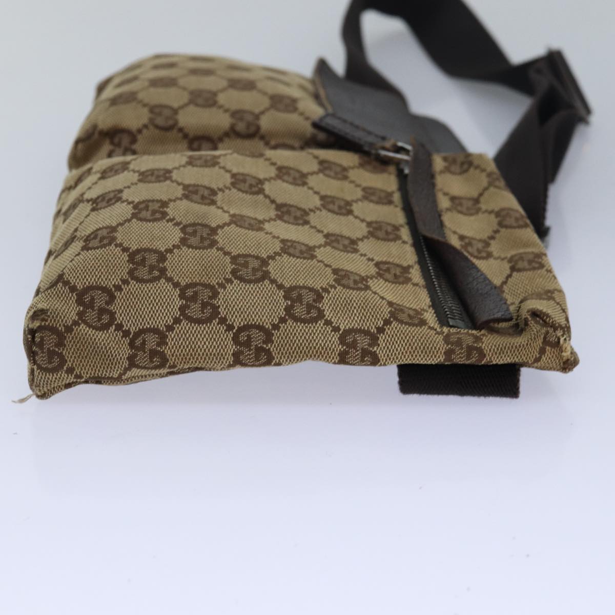 GUCCI GG Canvas Waist bag Beige 28566 bs16083