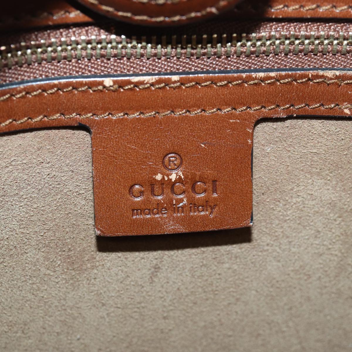 GUCCI Hand Bag Leather 2way Black 409531 bs16089