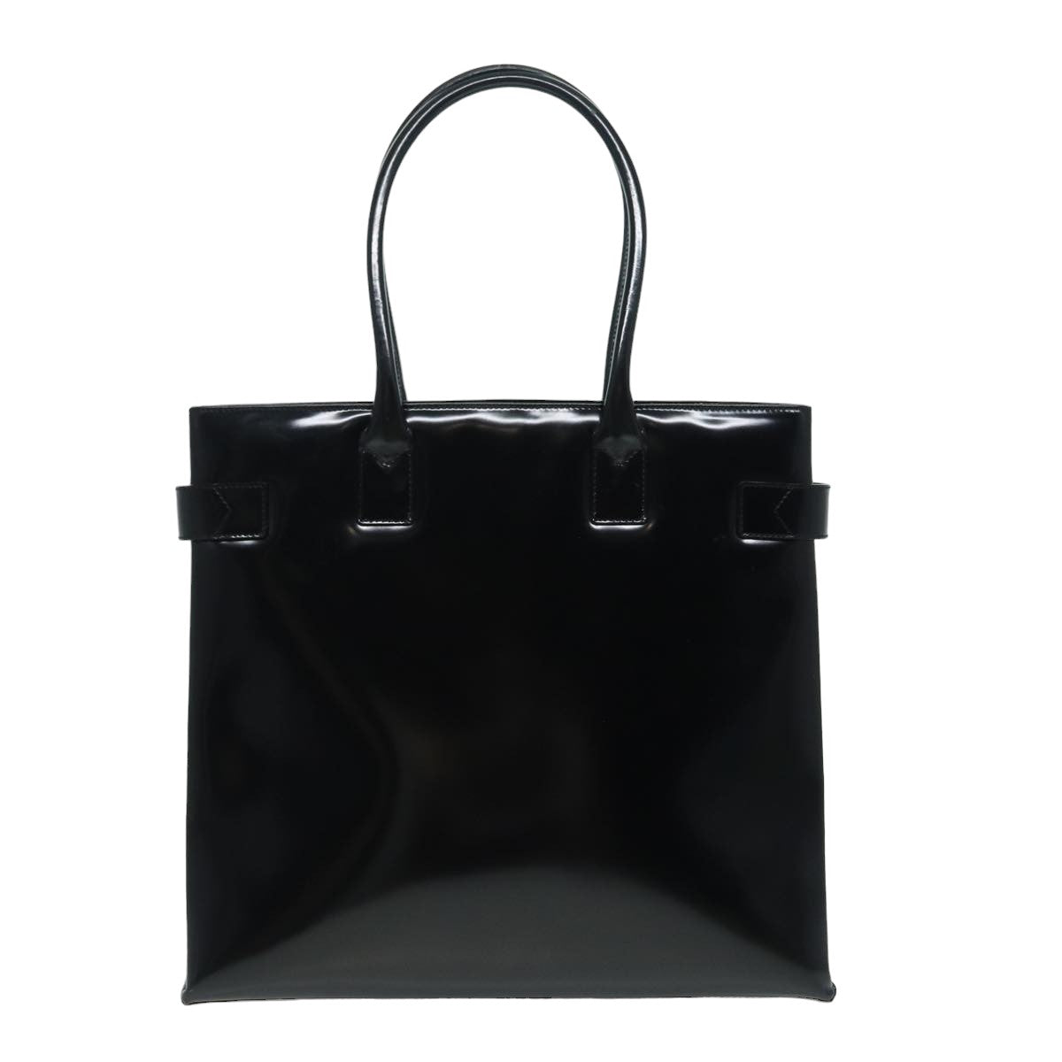 GUCCI Tote Bag Enamel Black 002 1046 0407 bs16103