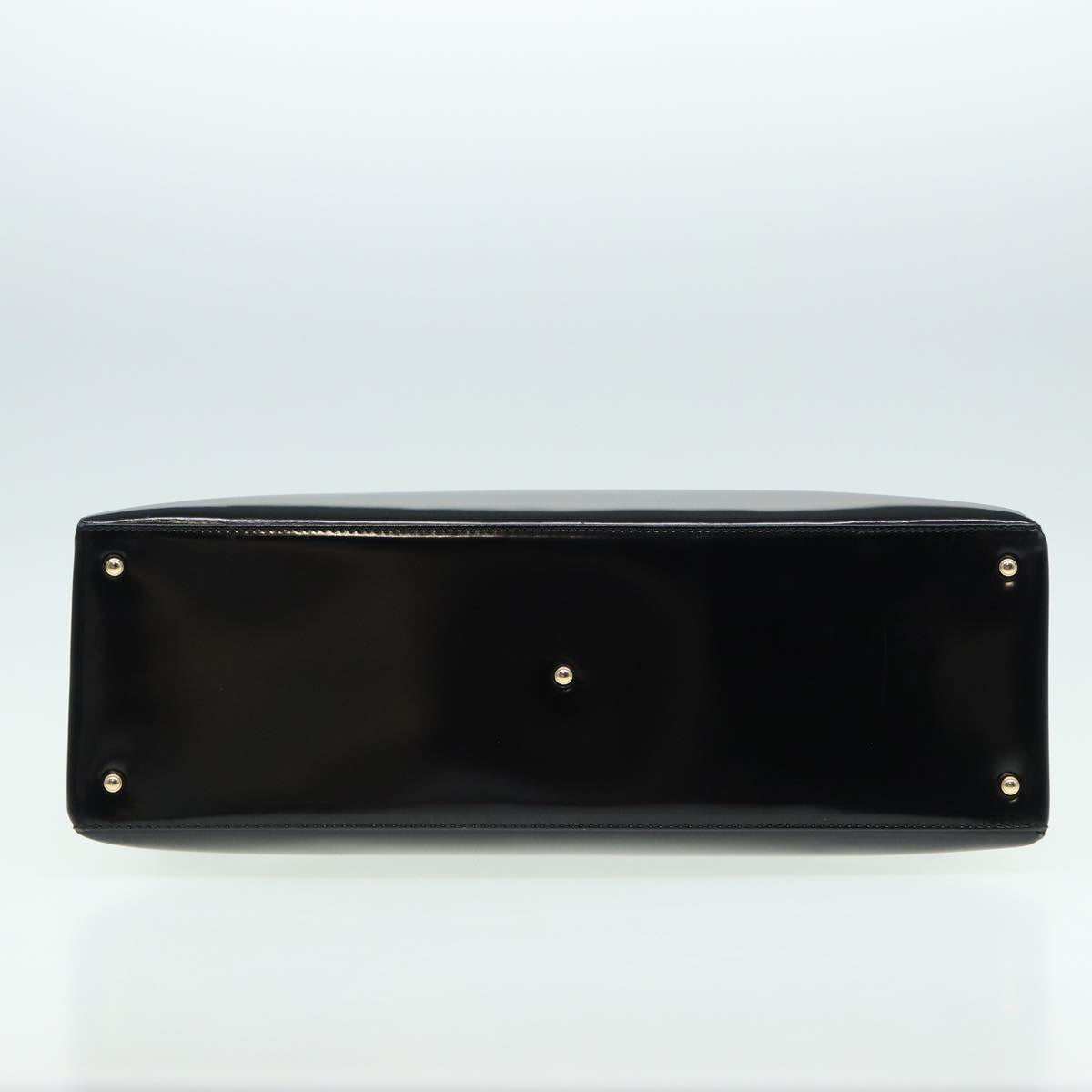 GUCCI Tote Bag Enamel Black 002 1046 0407 bs16103