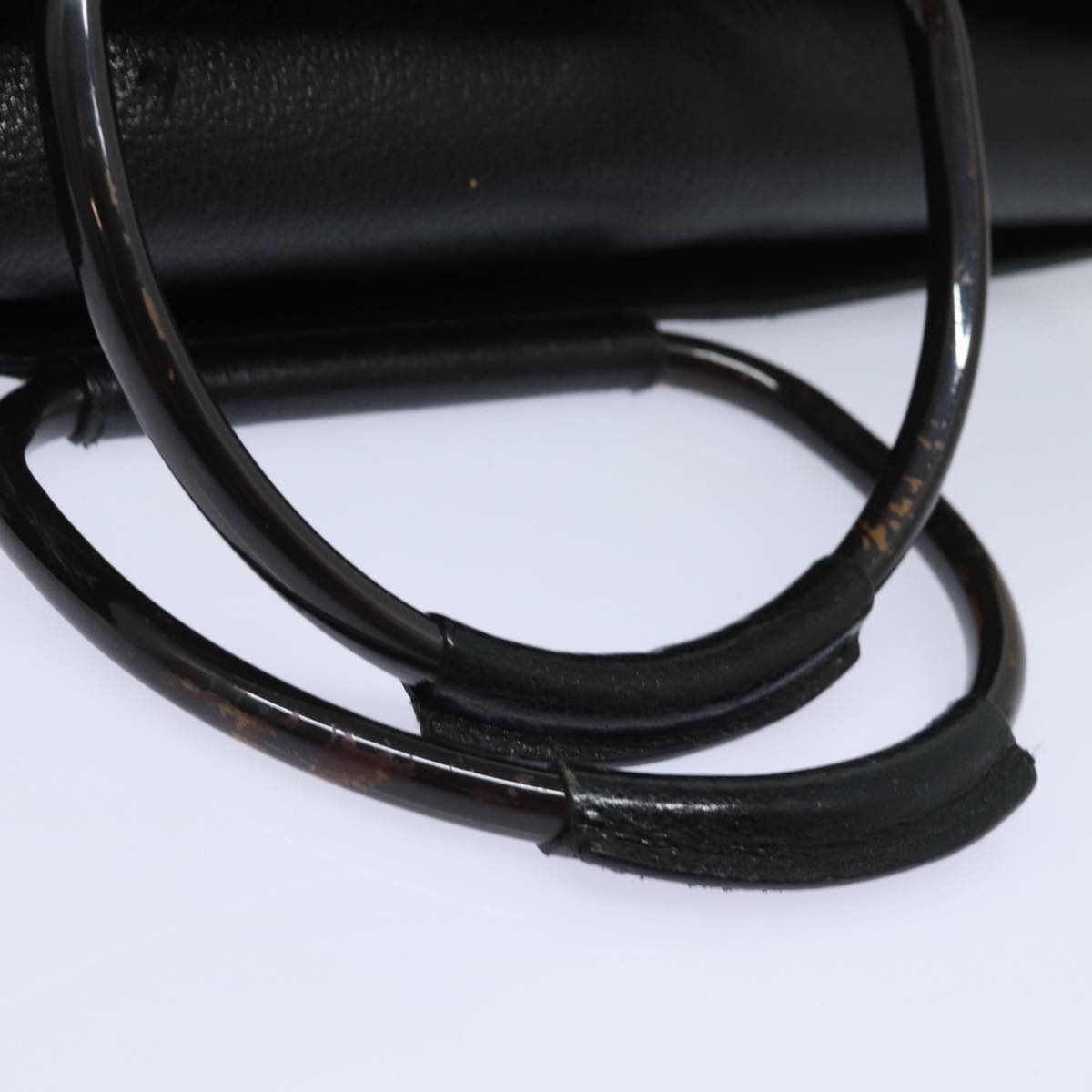 GUCCI Hand Bag Leather Black 002.3754.0459 bs16104