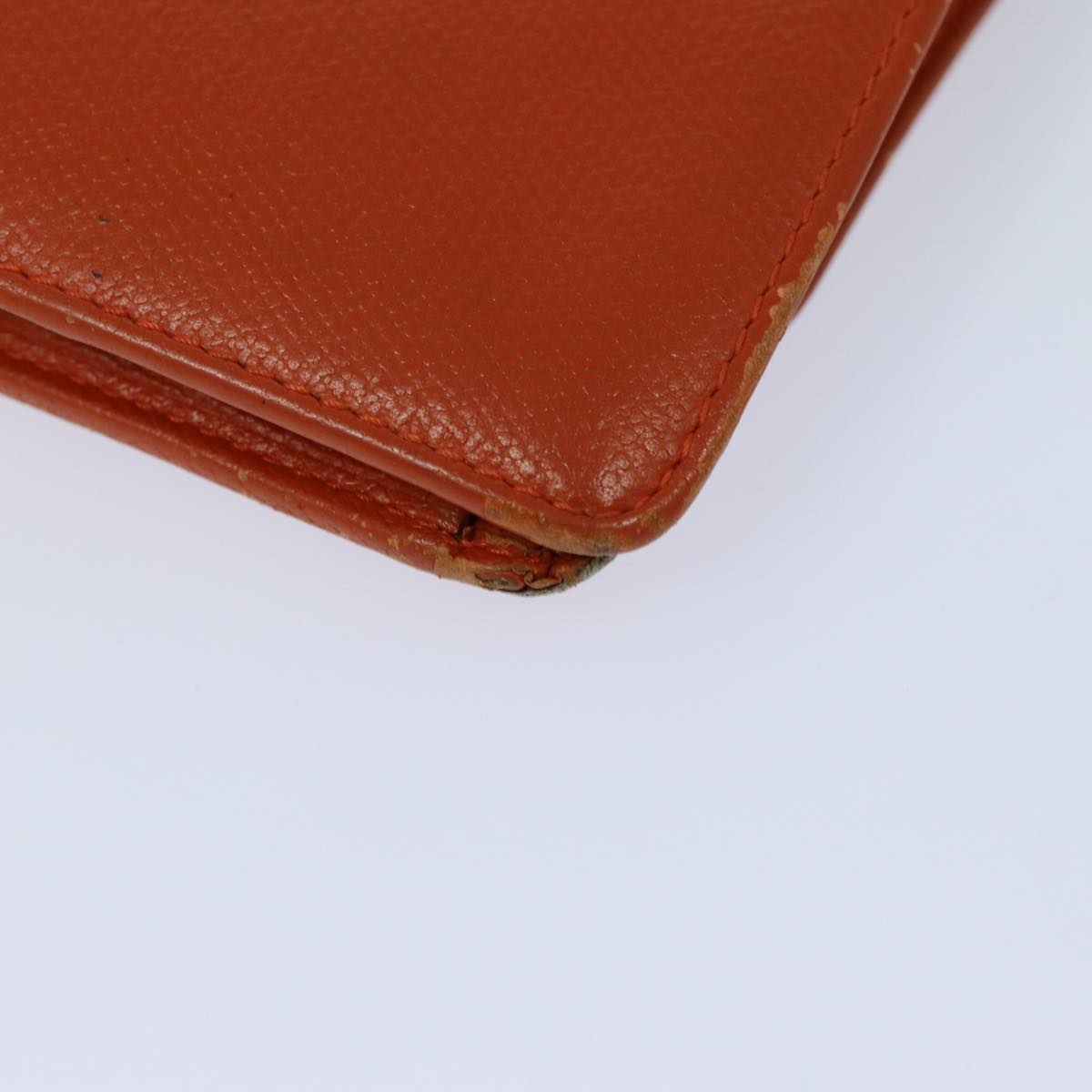 CHANEL COCO Mark Wallet Leather Orange CC bs16185