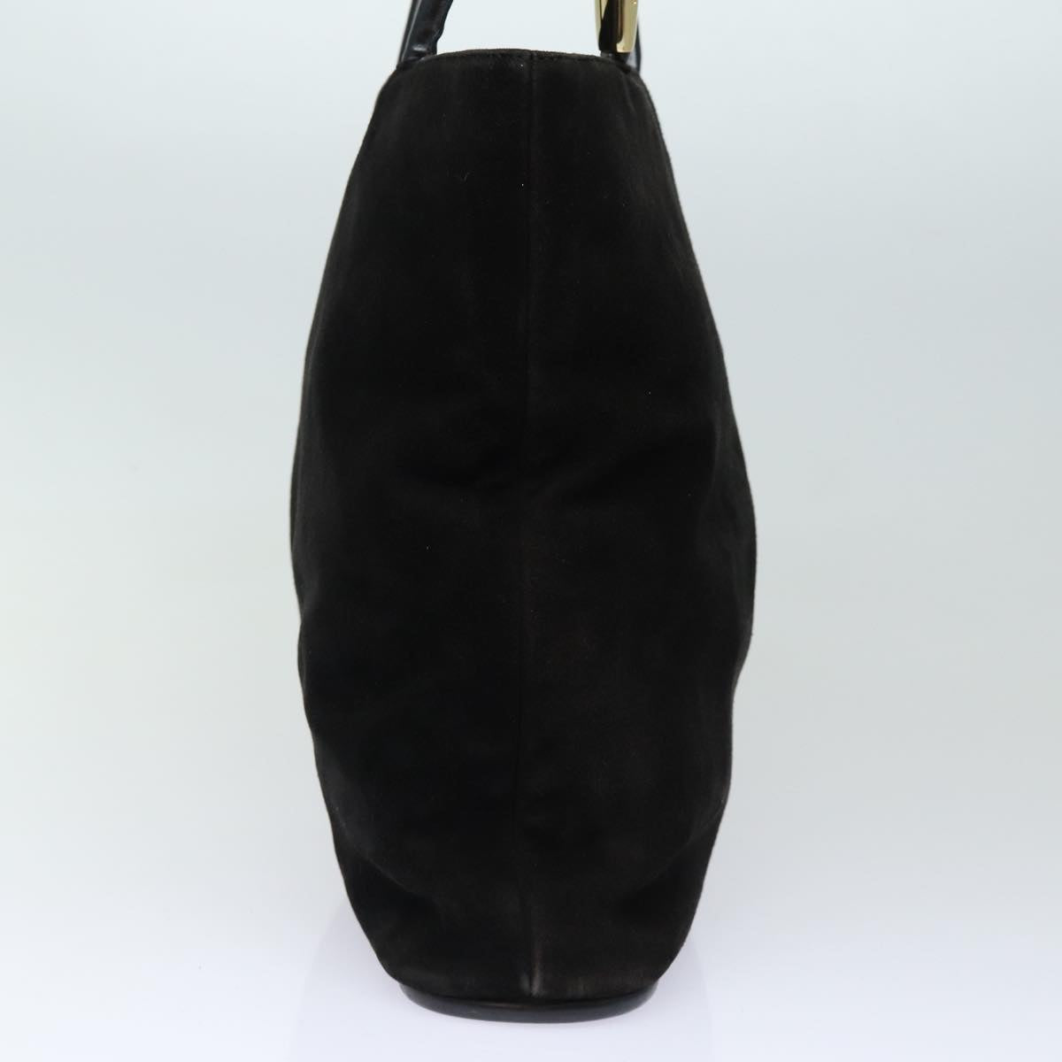 GUCCI Tote Bag Suede Black bs16237