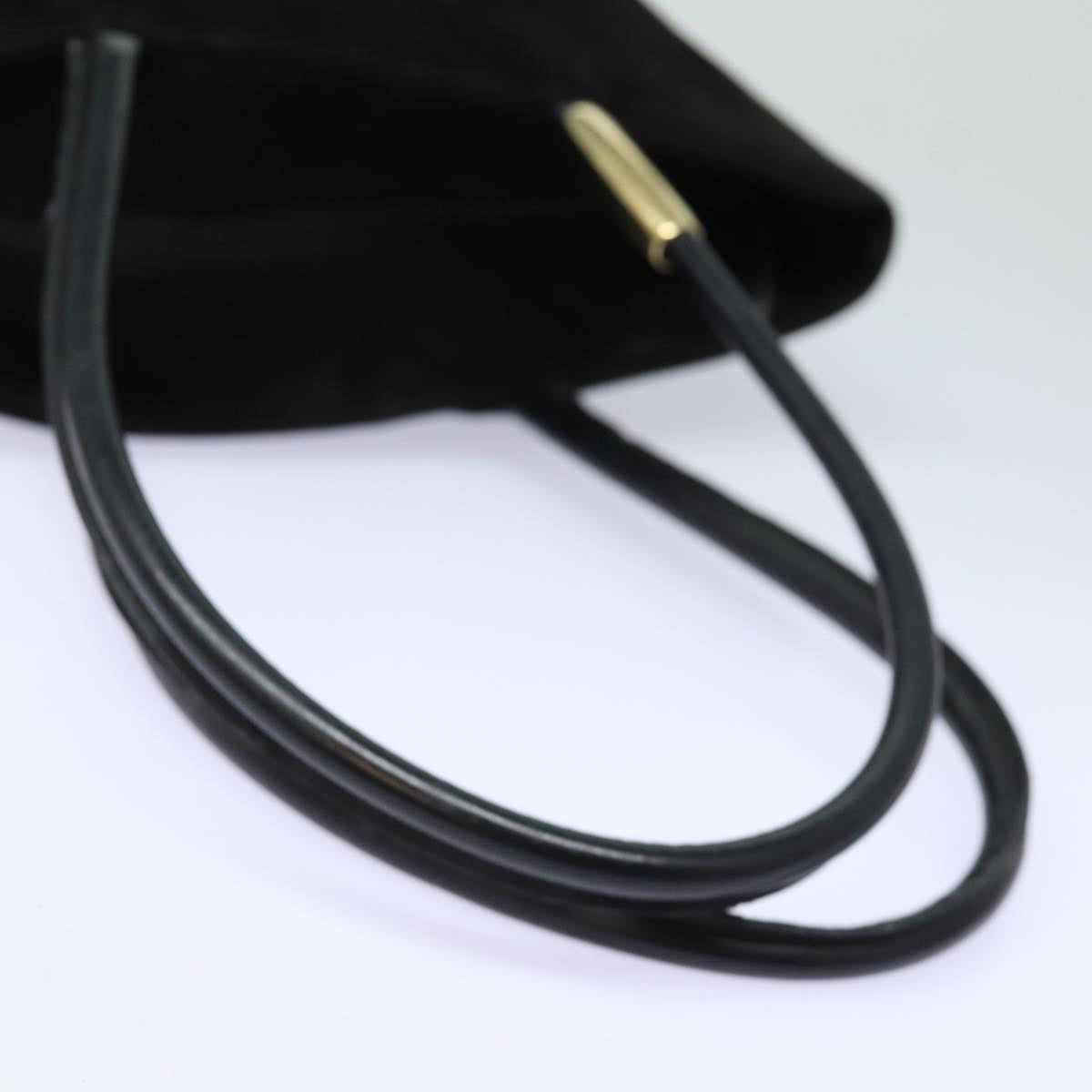GUCCI Tote Bag Suede Black bs16237