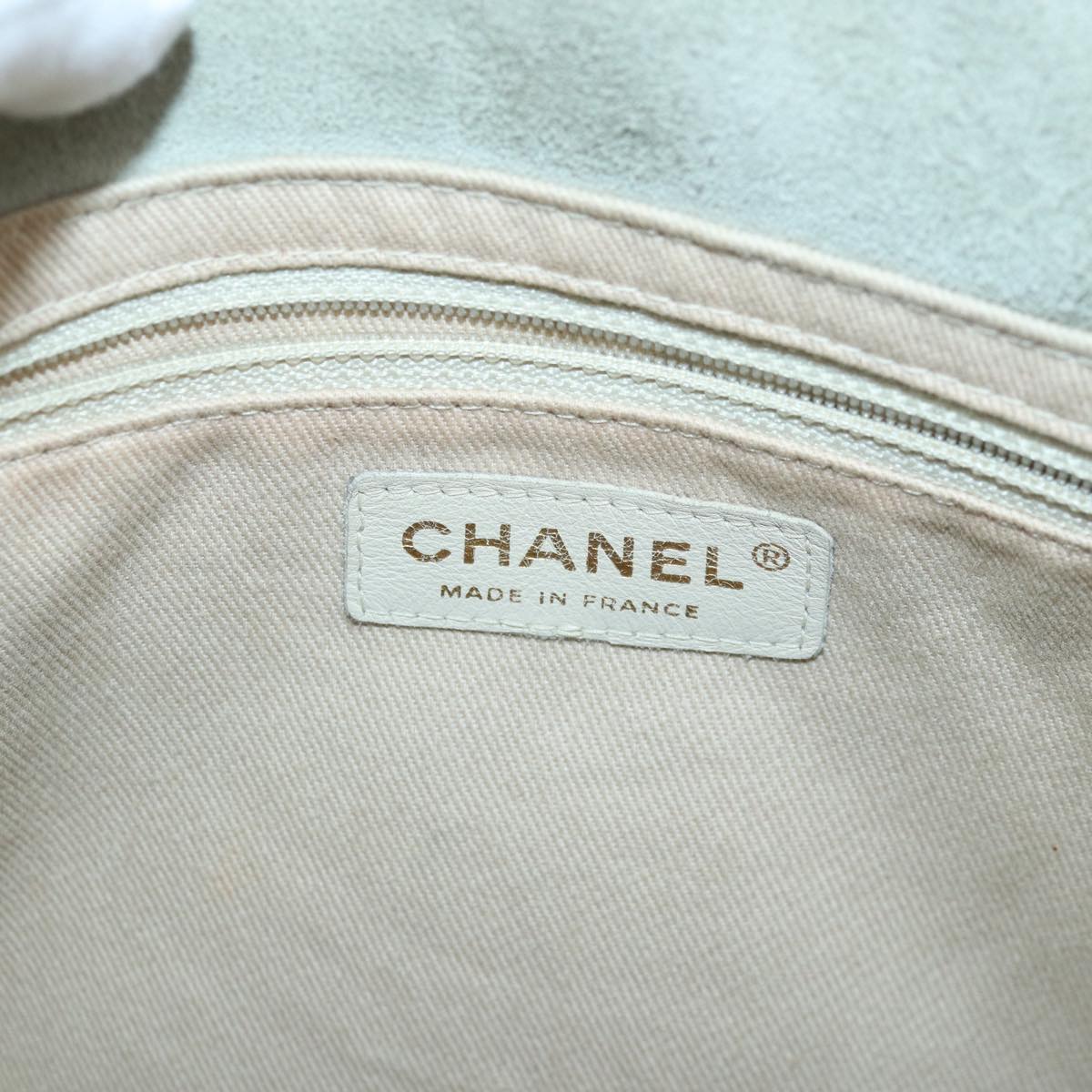 CHANEL Camelia Tote Bag Suede Yellow CC bs16253