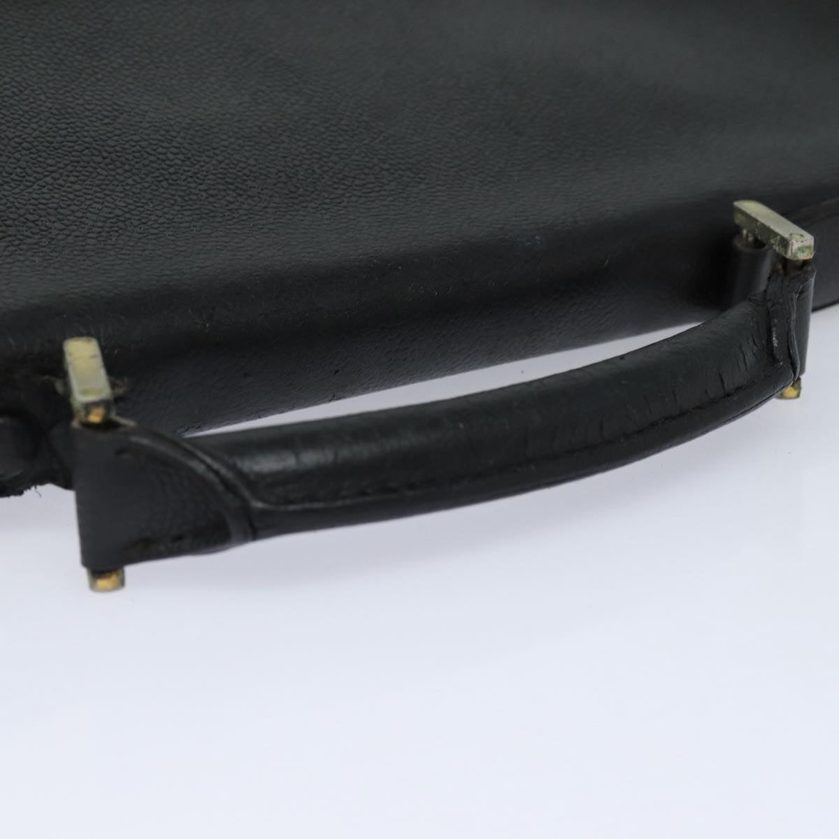 CHANEL Hand Bag Caviar Skin Black CC bs16380