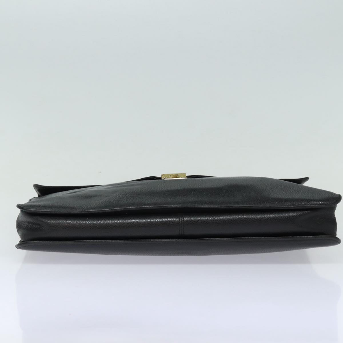 CHANEL Hand Bag Caviar Skin Black CC bs16380