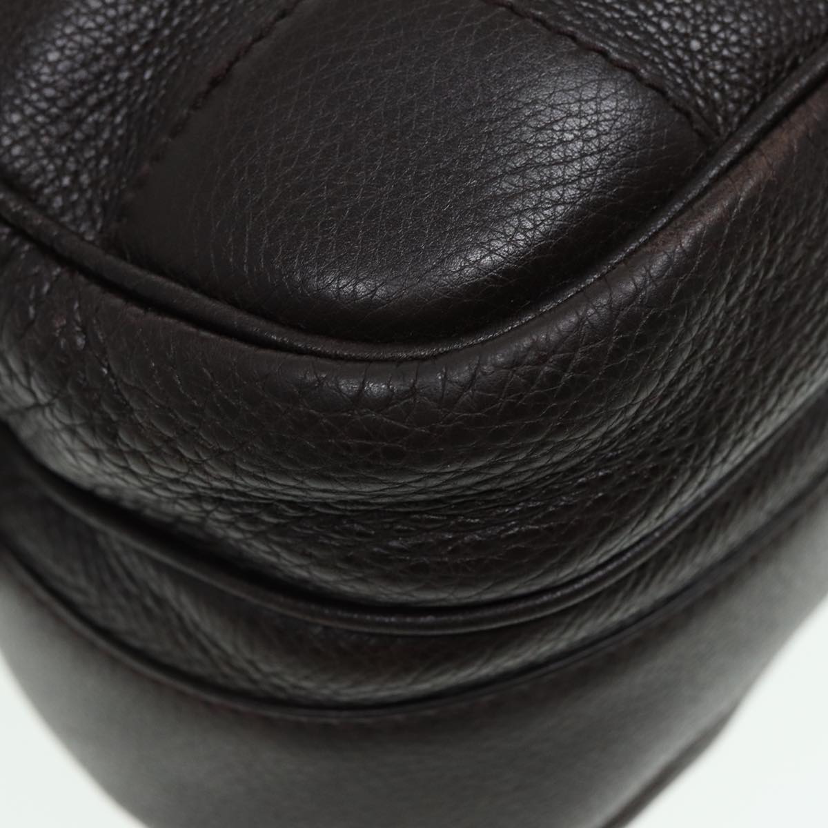 GUCCI Shoulder Bag Leather Brown 232599 bs16406