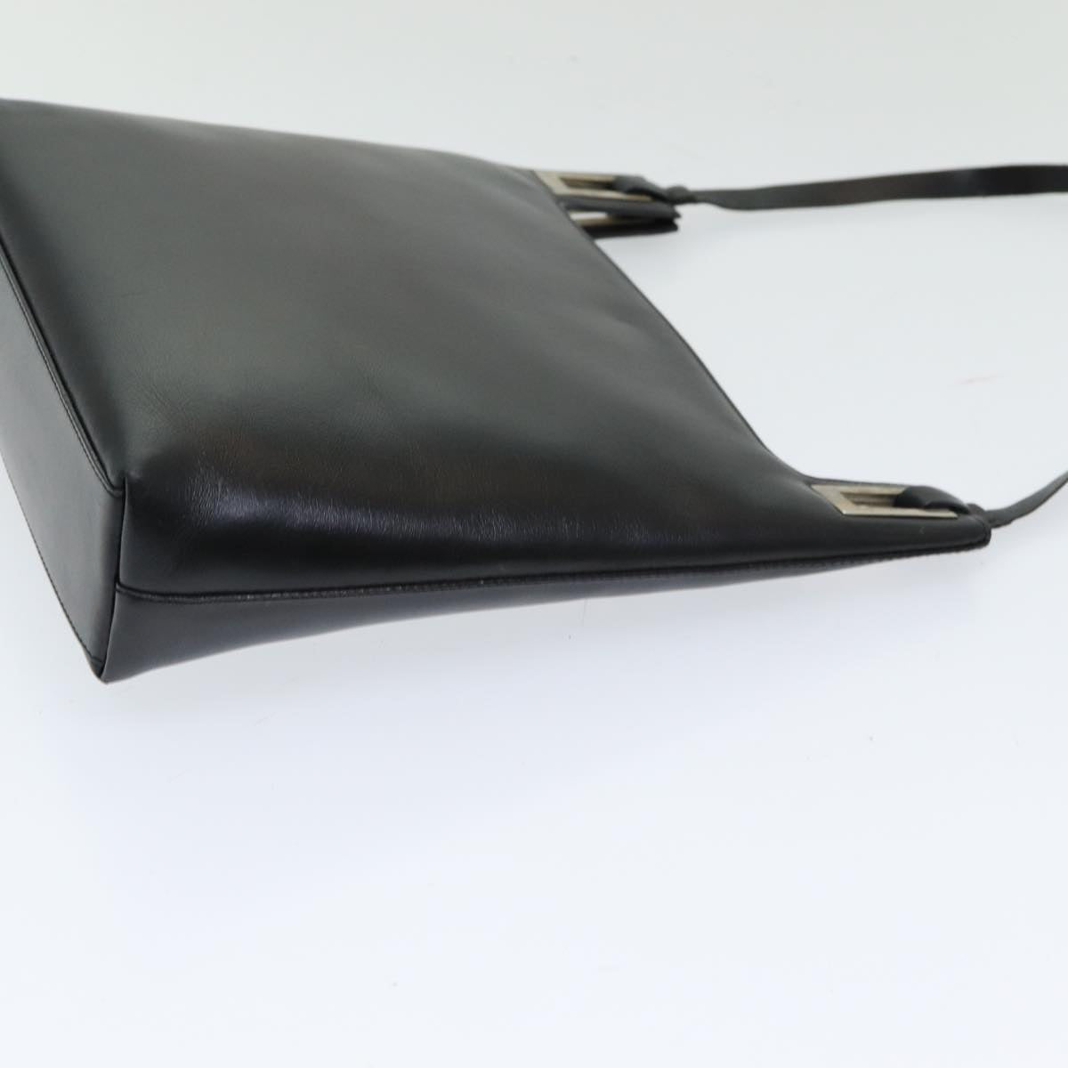 GUCCI Shoulder Bag Leather Black bs16709