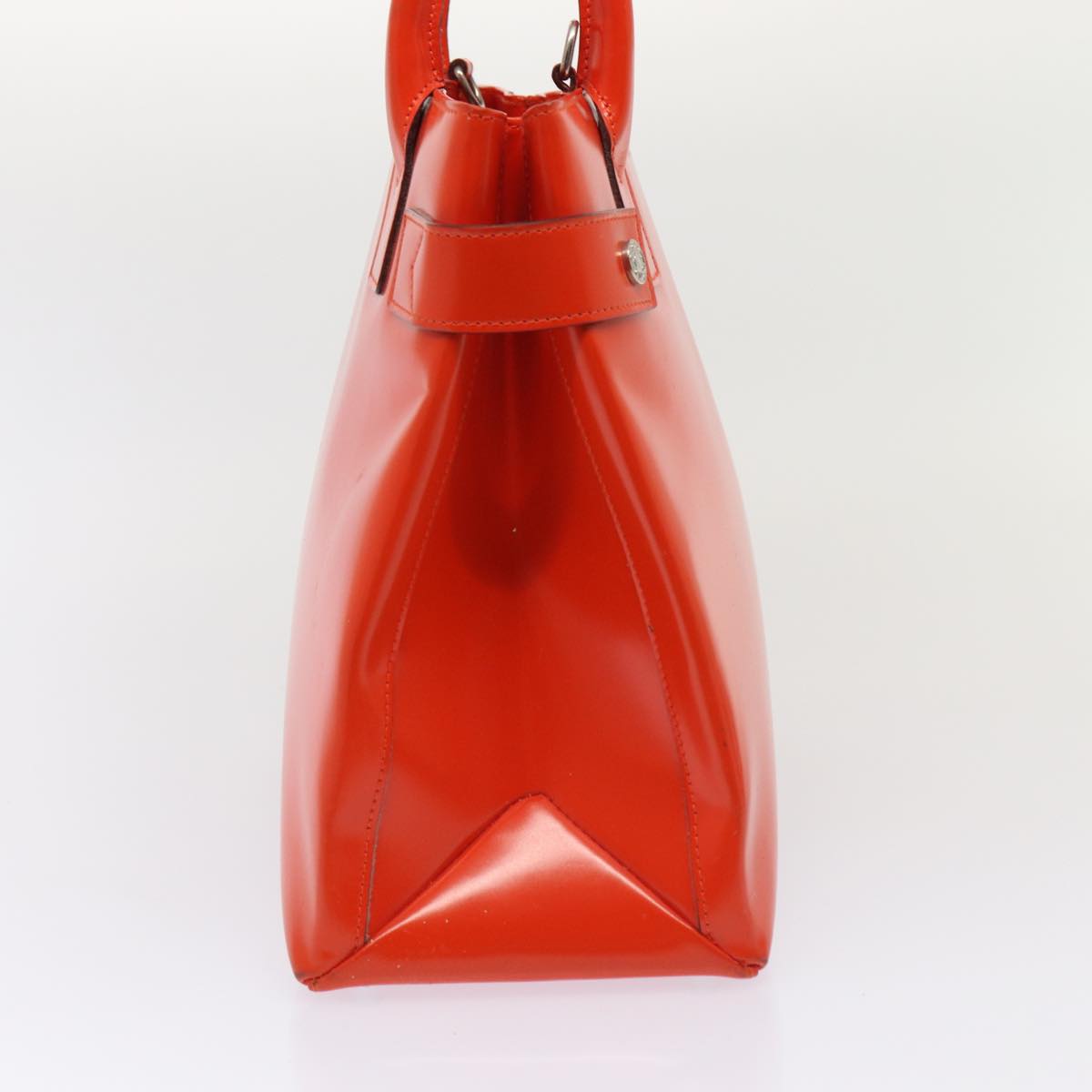 GUCCI Hand Bag Patent leather 2way Orange bs16767