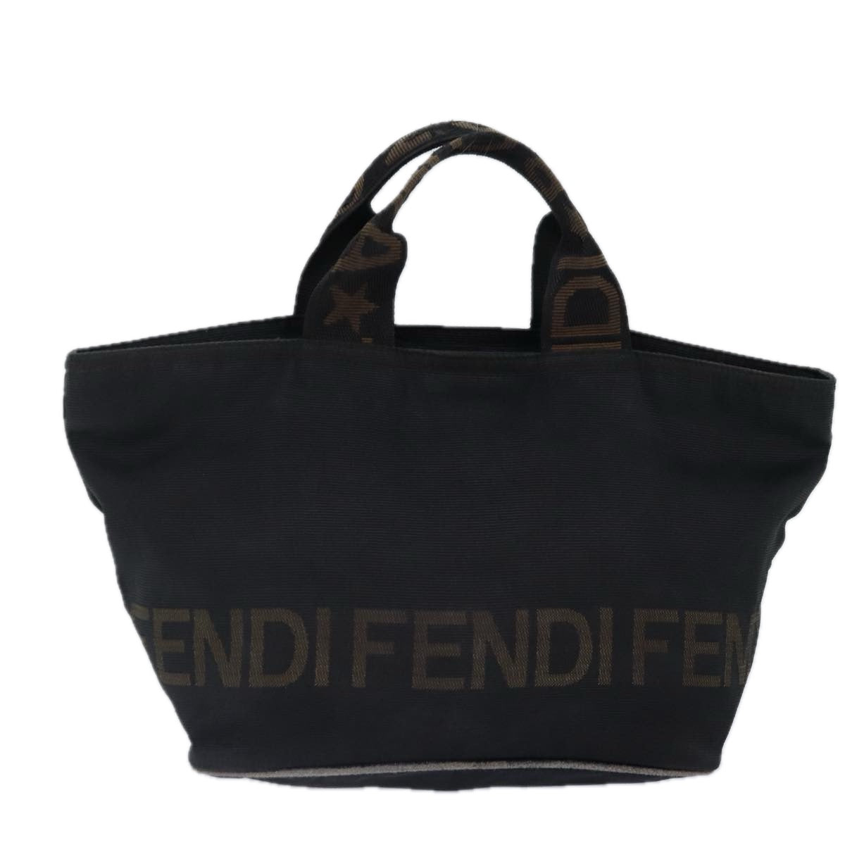 FENDI Hand Bag Nylon Black bs16802