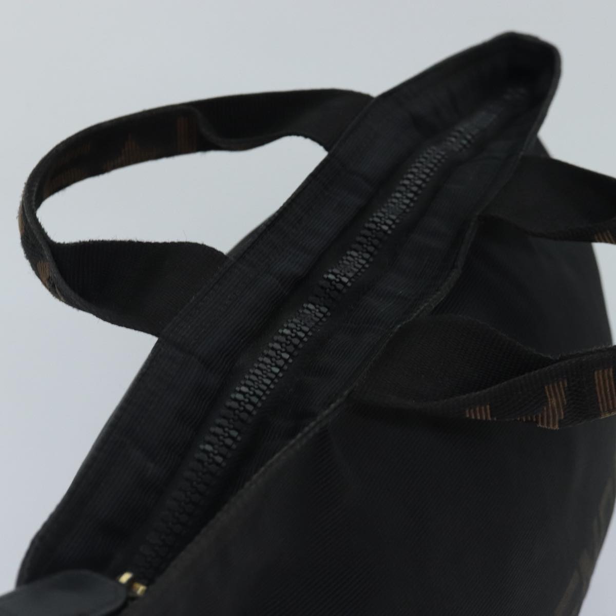 FENDI Hand Bag Nylon Black bs16802