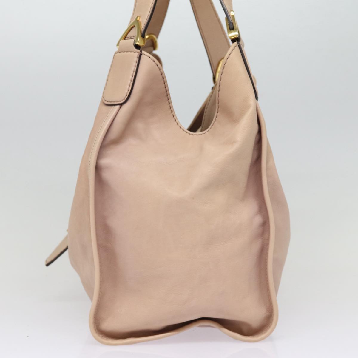 GUCCI Hand Bag Leather Pink Gold 296856 bs16897