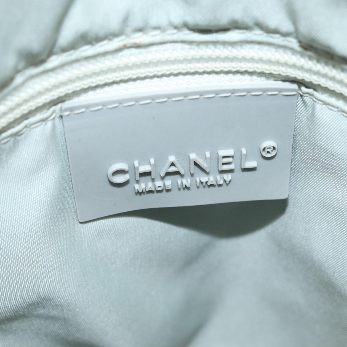 CHANEL Sports Line Backpack Vinyl Red Gray CC bs16920