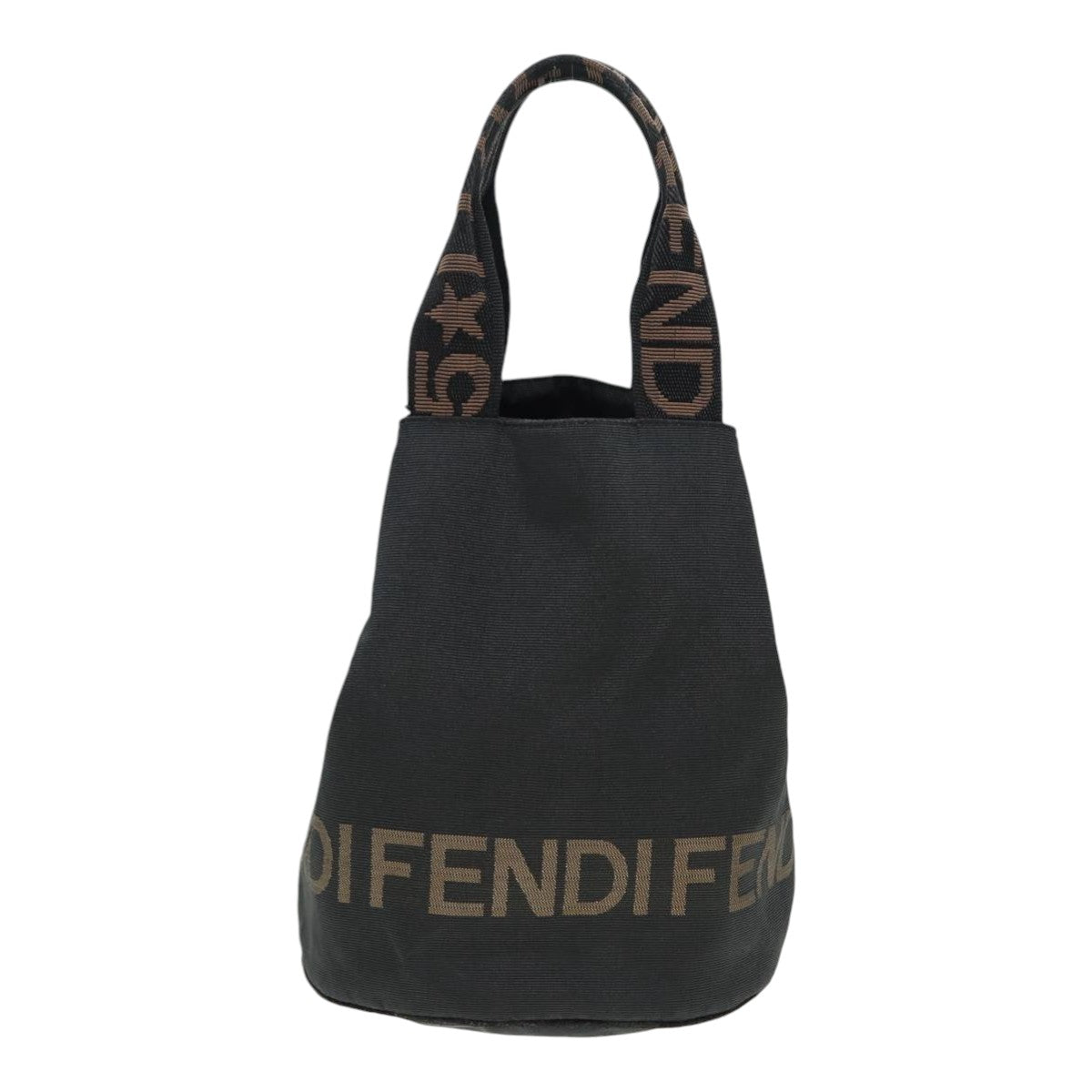 FENDI Hand Bag Nylon Black bs16931