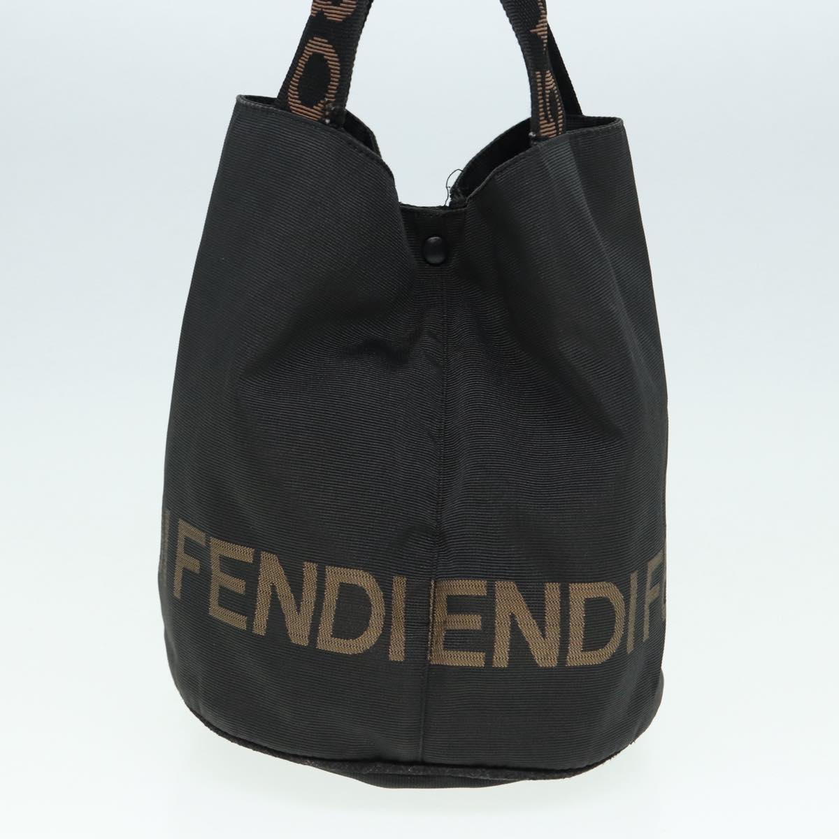FENDI Hand Bag Nylon Black bs16931