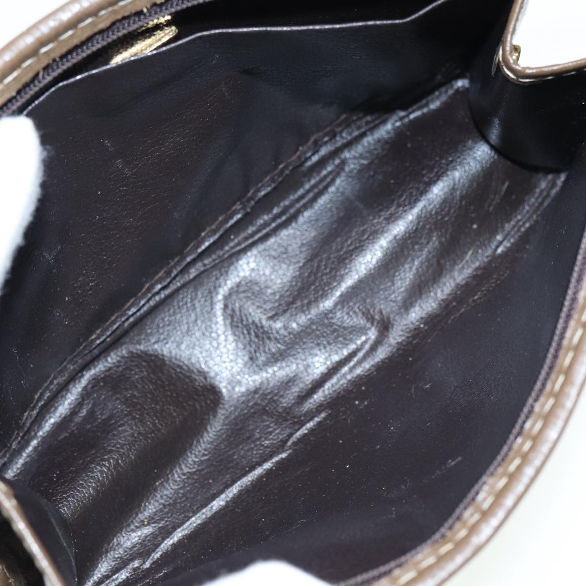 FENDI Zucchino Canvas Pouch Brown bs16934