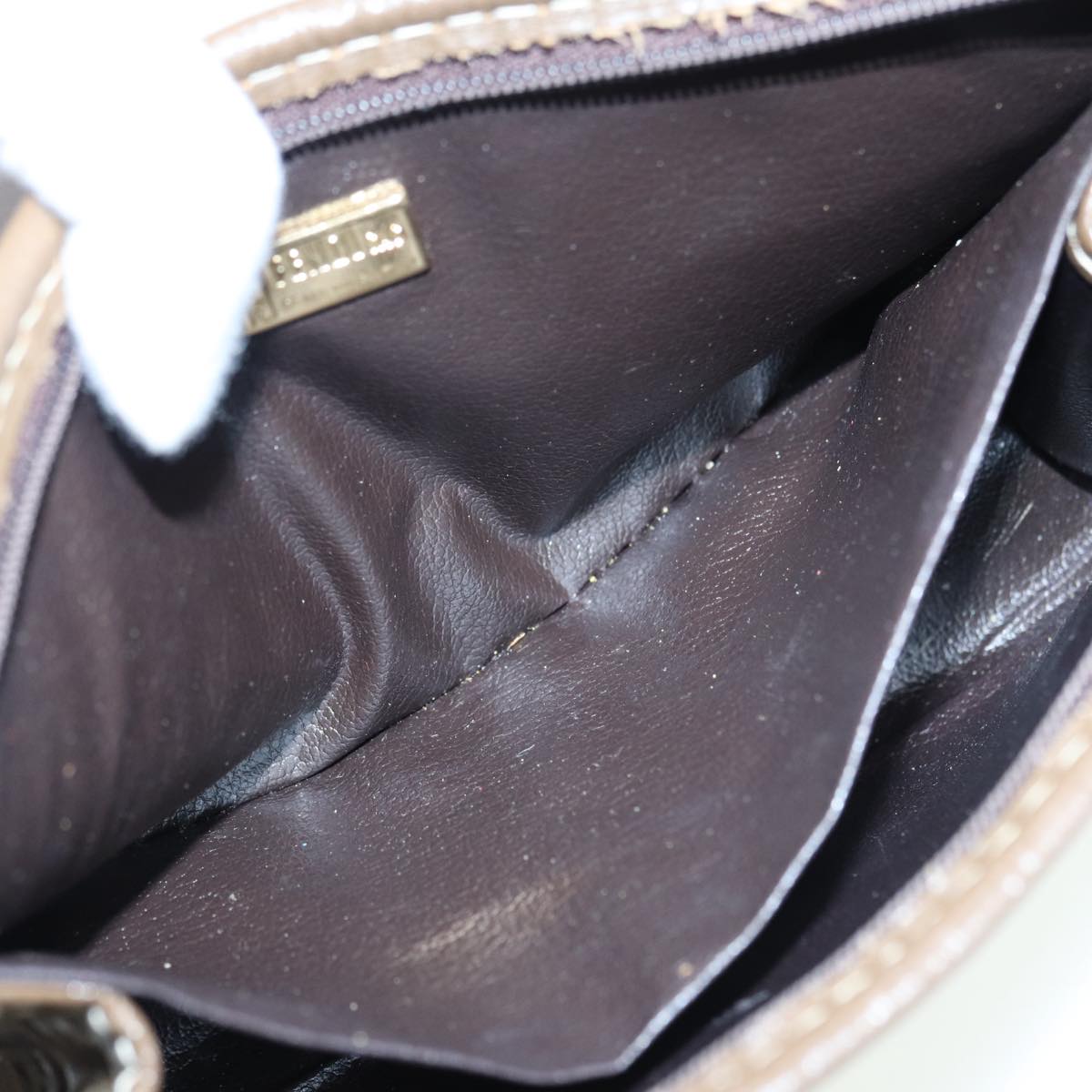FENDI Zucchino Canvas Pouch Brown bs16934