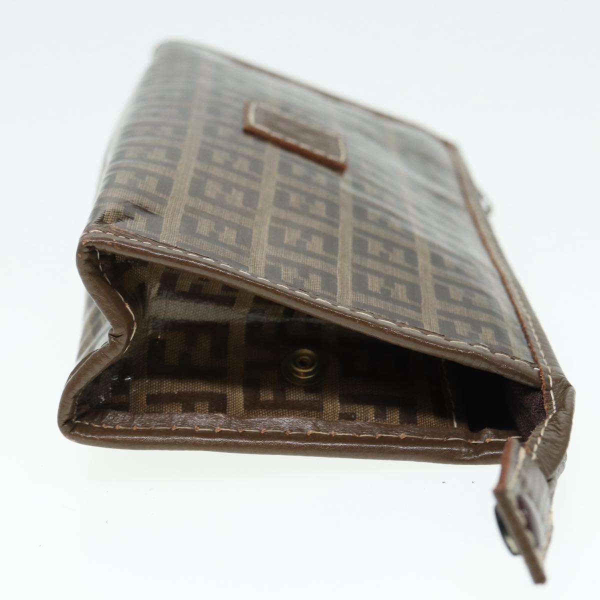 FENDI Zucchino Canvas Pouch Brown bs16934