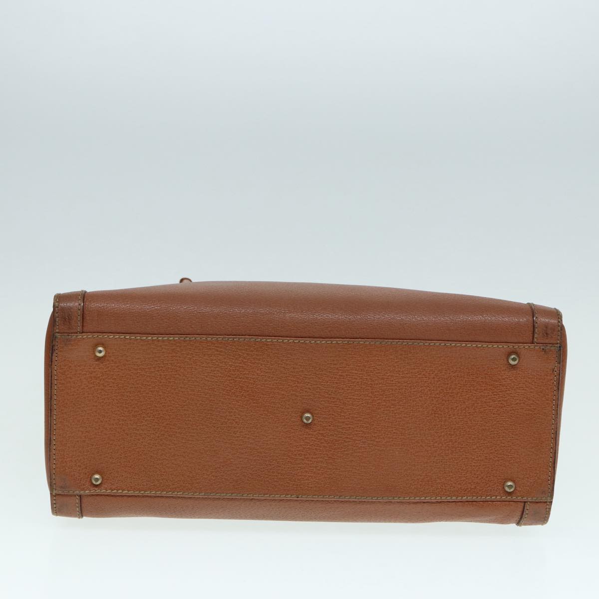 GUCCI Bamboo Hand Bag Leather Brown Gold 002 1186 0260 bs17019