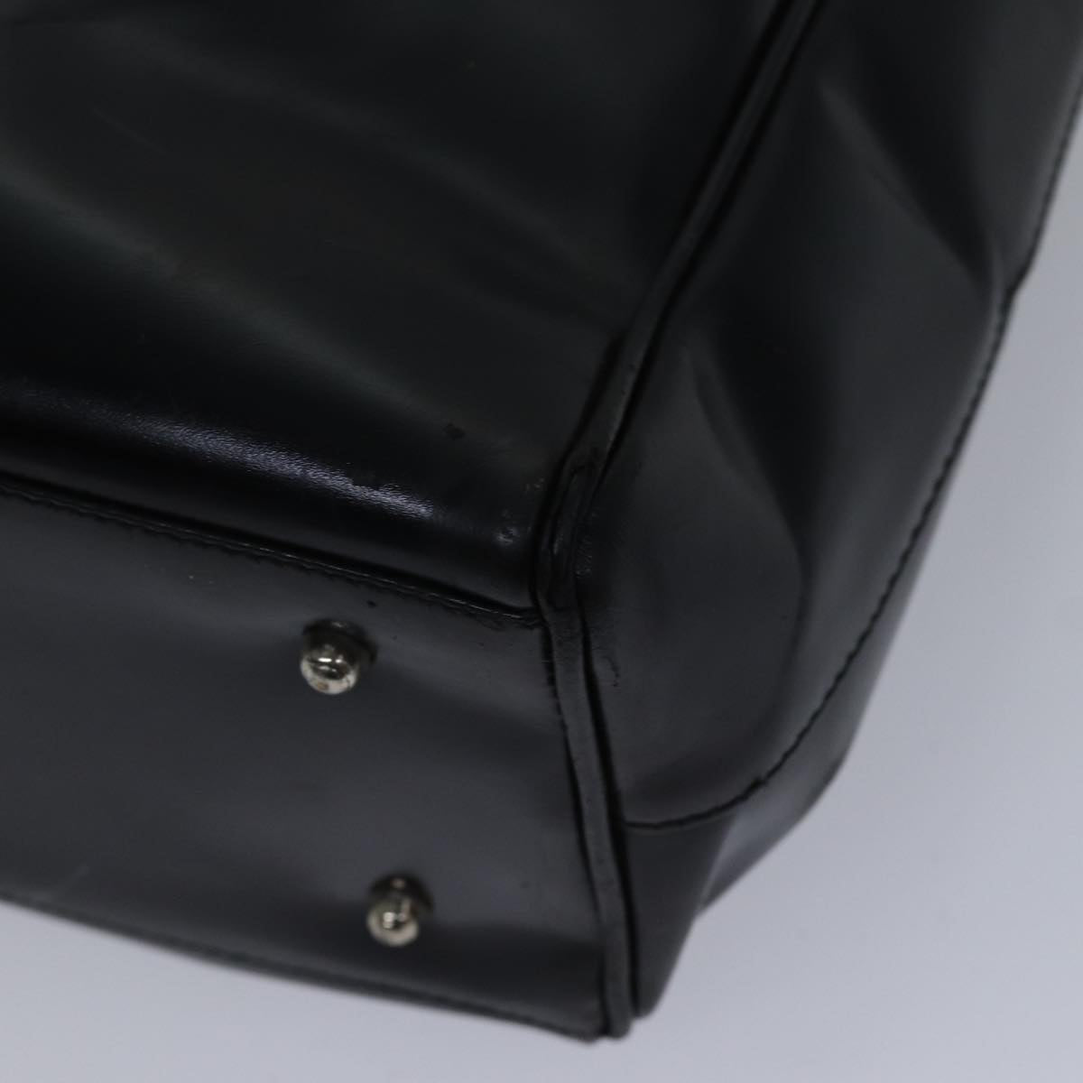 GUCCI Hand Bag Leather Black Silver 002 2865 1313 bs17122
