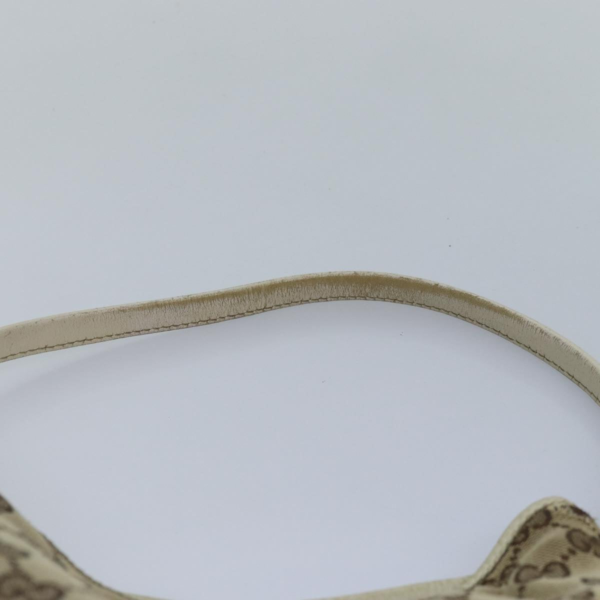GUCCI GG Canvas Shoulder Bag Beige Gold 169947 bs17560