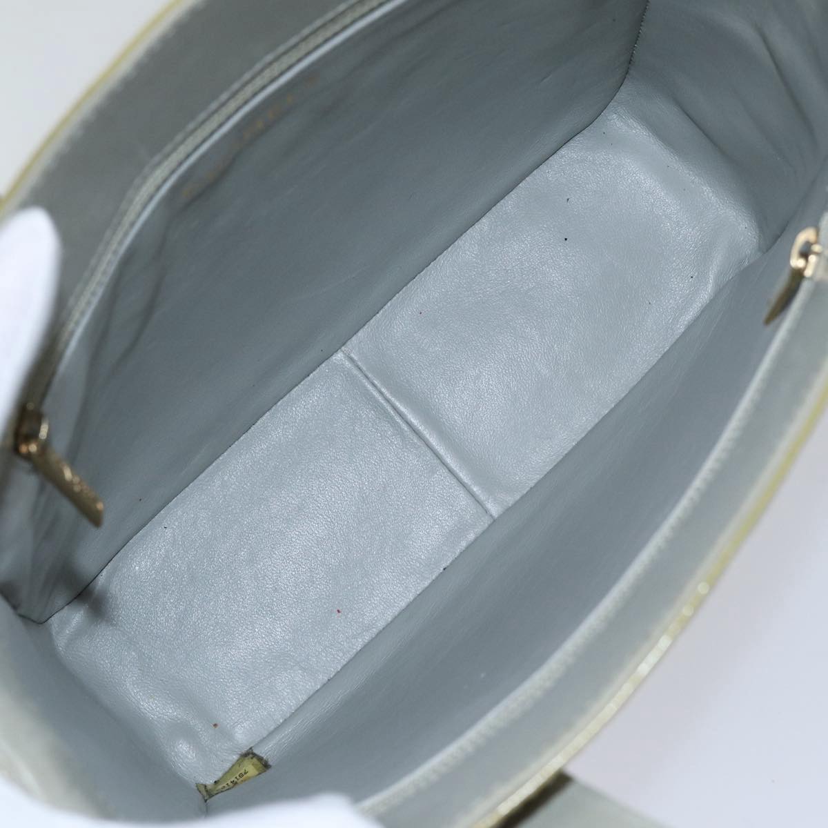 CHANEL Hand Bag Patent leather Yellow Gold CC bs17592