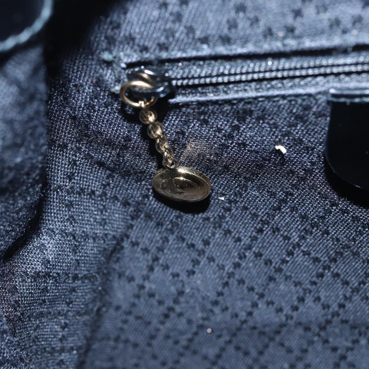 GUCCI Bamboo Backpack Enamel Black Gold 003 3444 0030 bs17710
