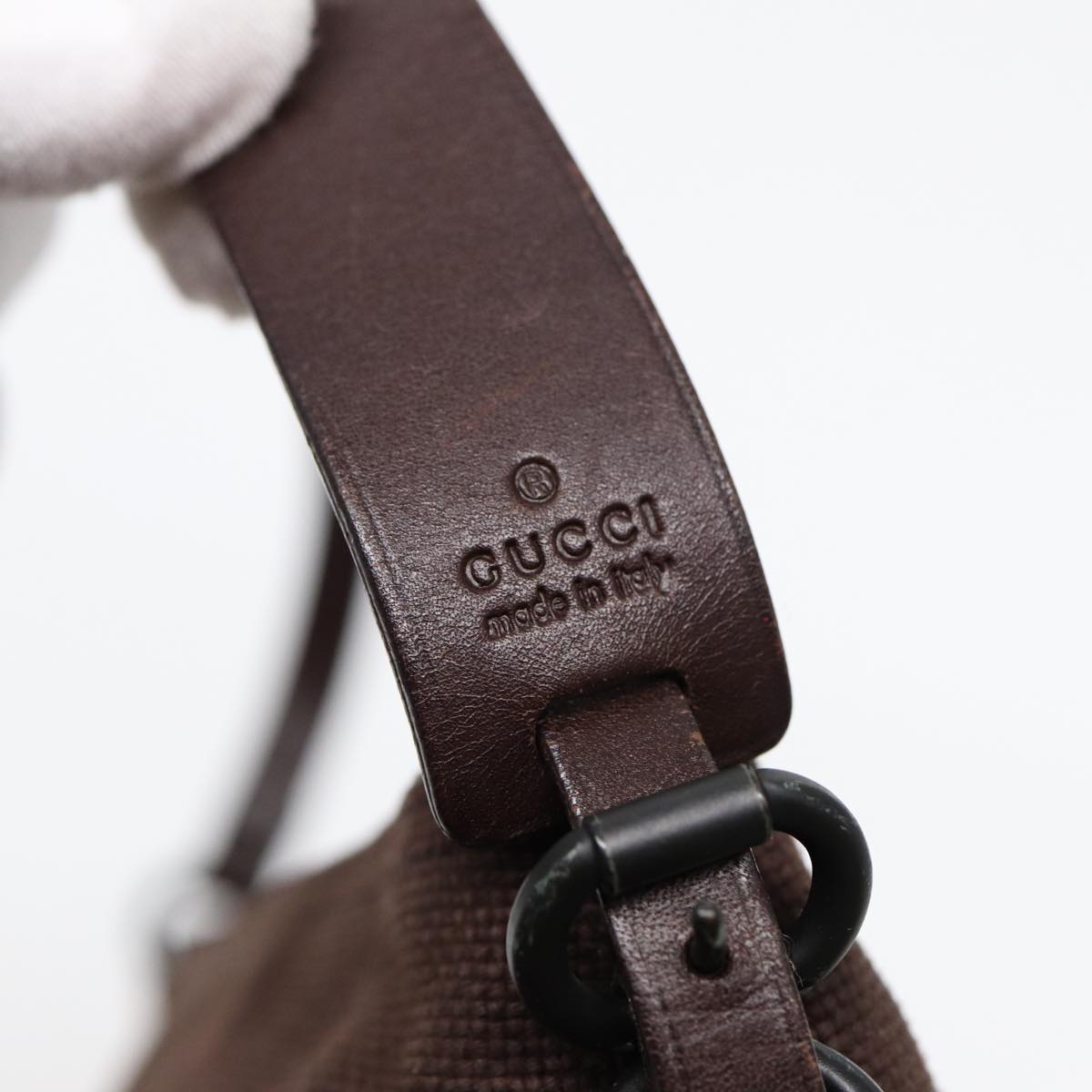 GUCCI Shoulder Bag Canvas Brown 103399 bs17716