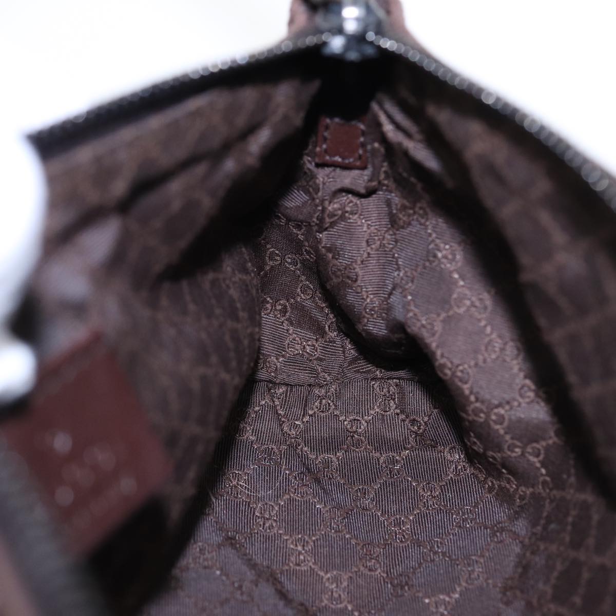 GUCCI Shoulder Bag Canvas Brown 103399 bs17716