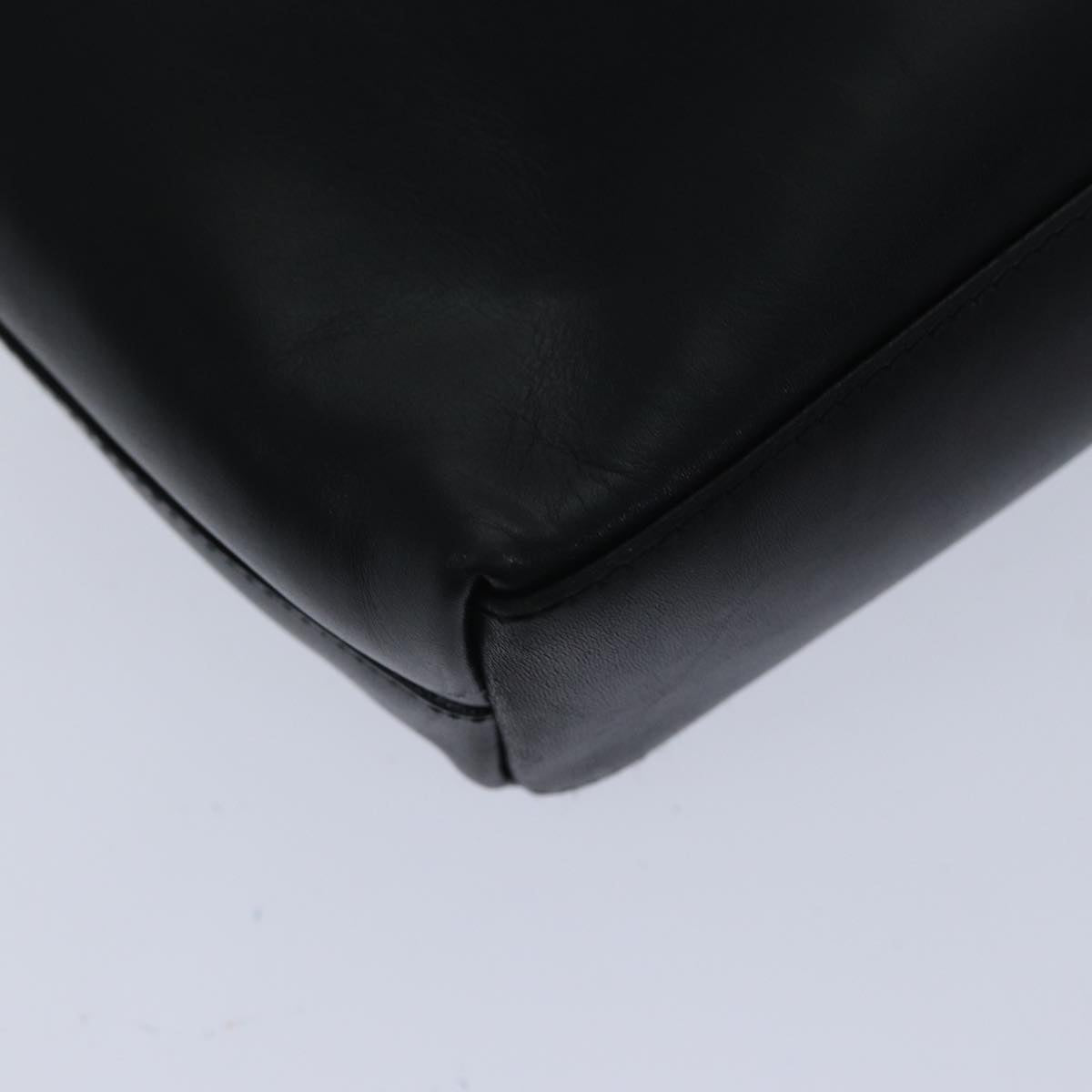 GUCCI Shoulder Bag Leather Black bs17796