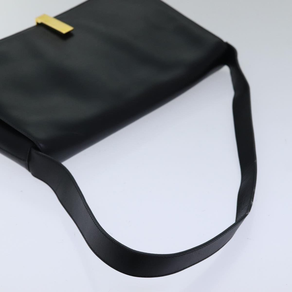 GUCCI Shoulder Bag Leather Black bs17796