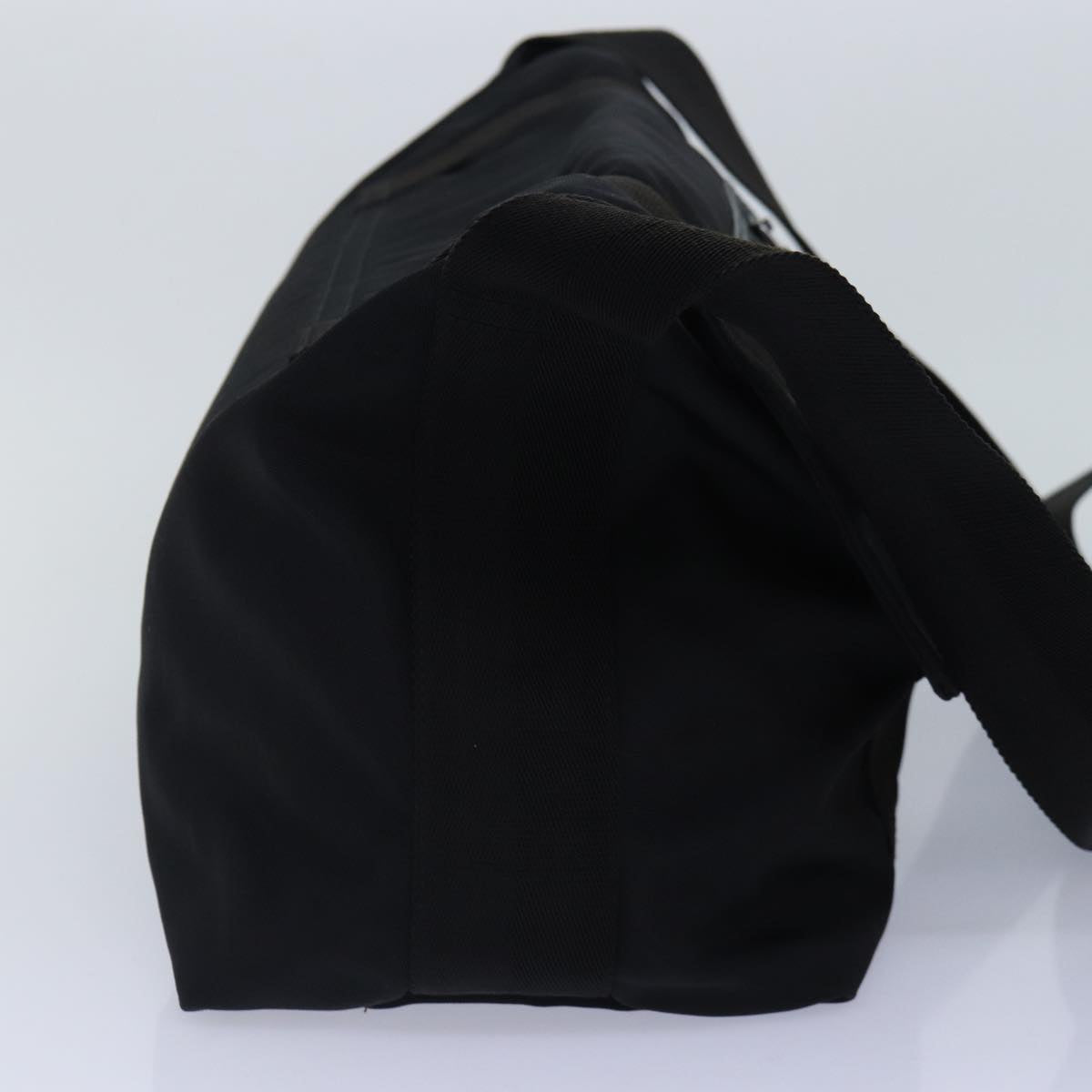 GUCCI Shoulder Bag Nylon Black Silver 122374 bs17862