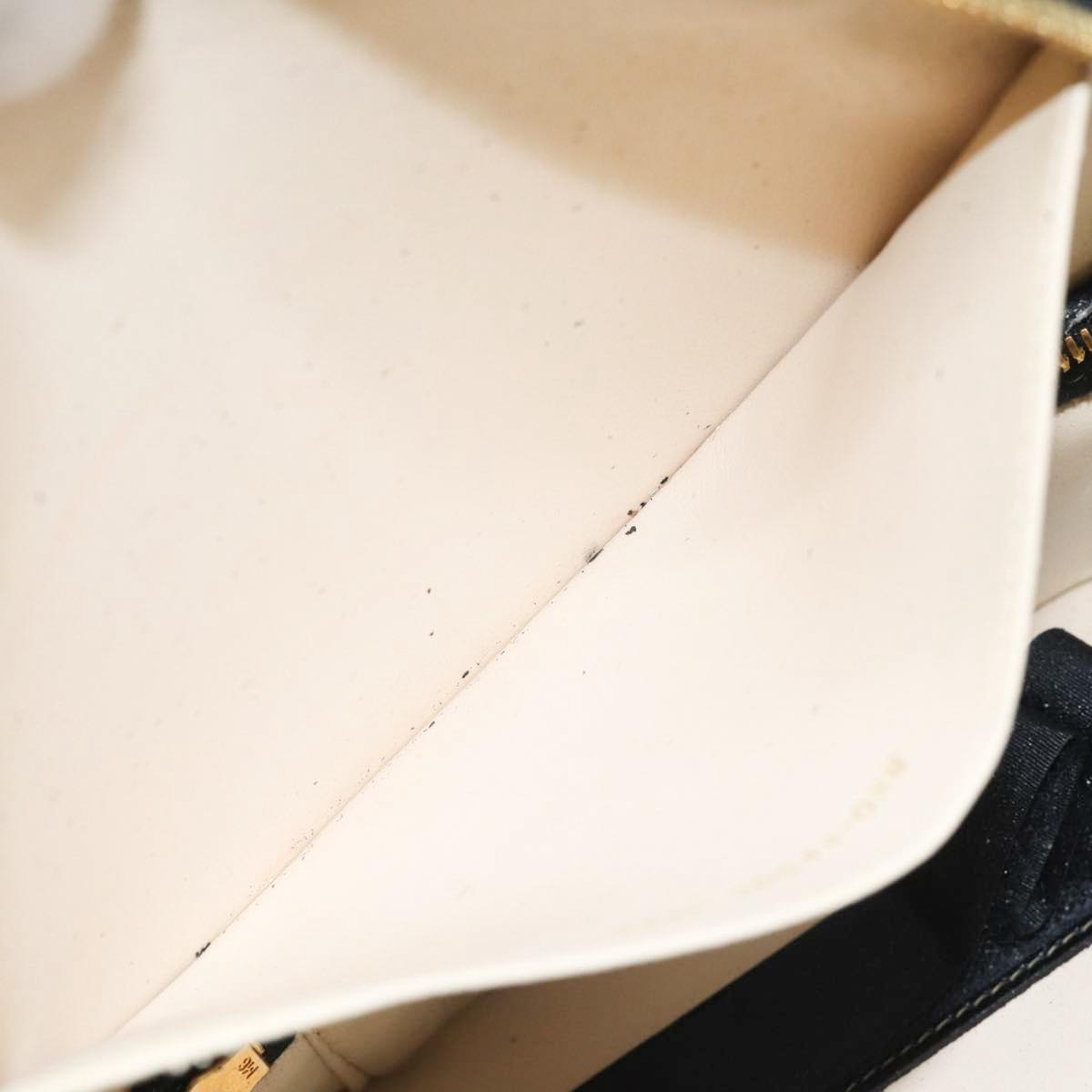 FENDI Pecan Canvas Hand Bag Brown Black gold bs17879