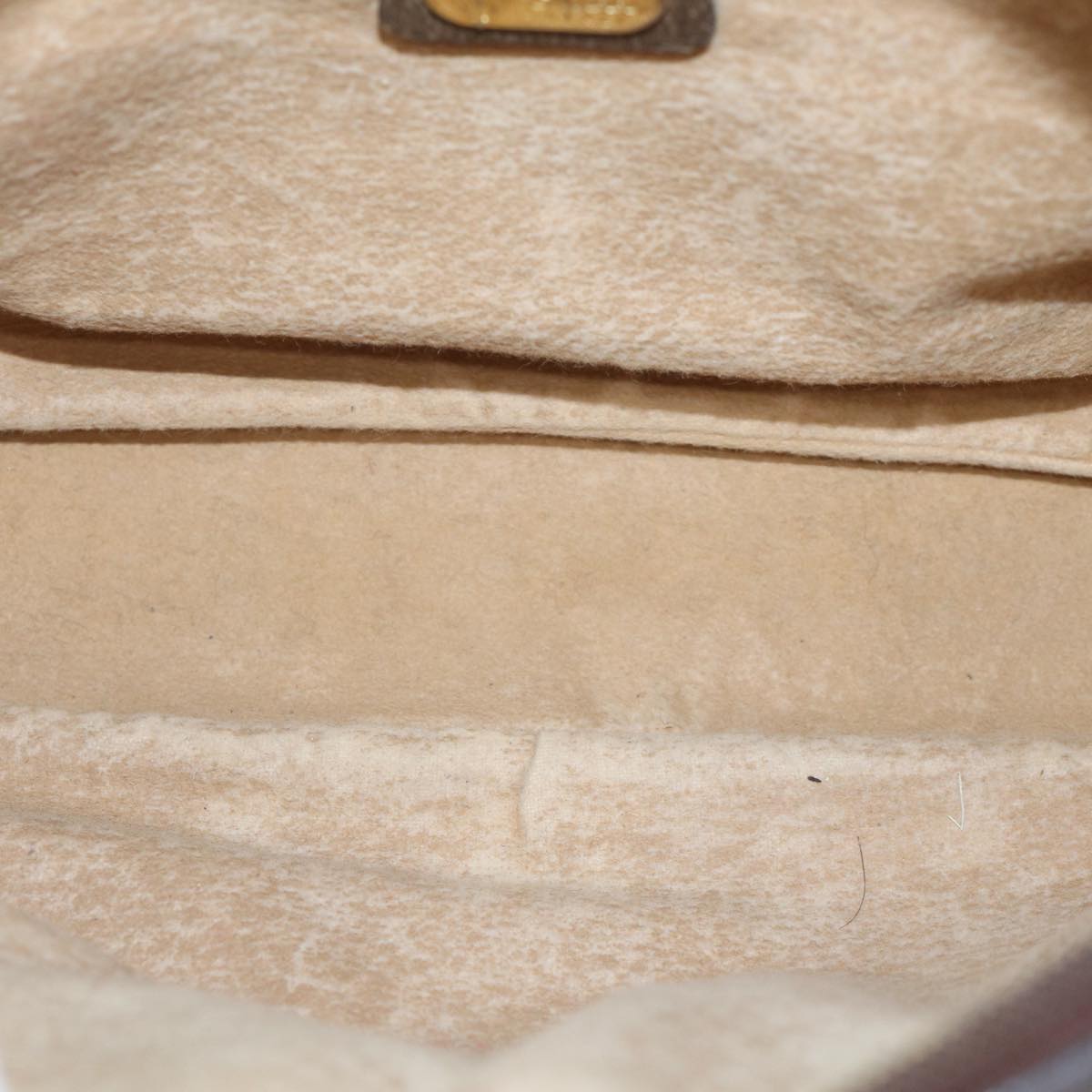 GUCCI GG Supreme Shoulder Bag PVC Leather Beige 001 115 0117 bs17951