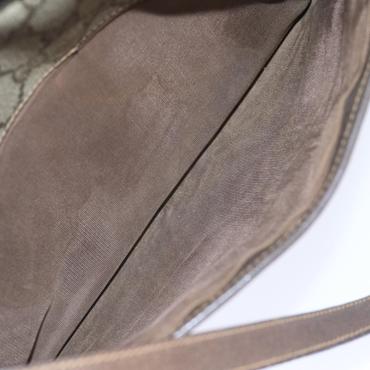 GUCCI GG Supreme Shoulder Bag PVC Leather Beige 001 115 0117 bs17951