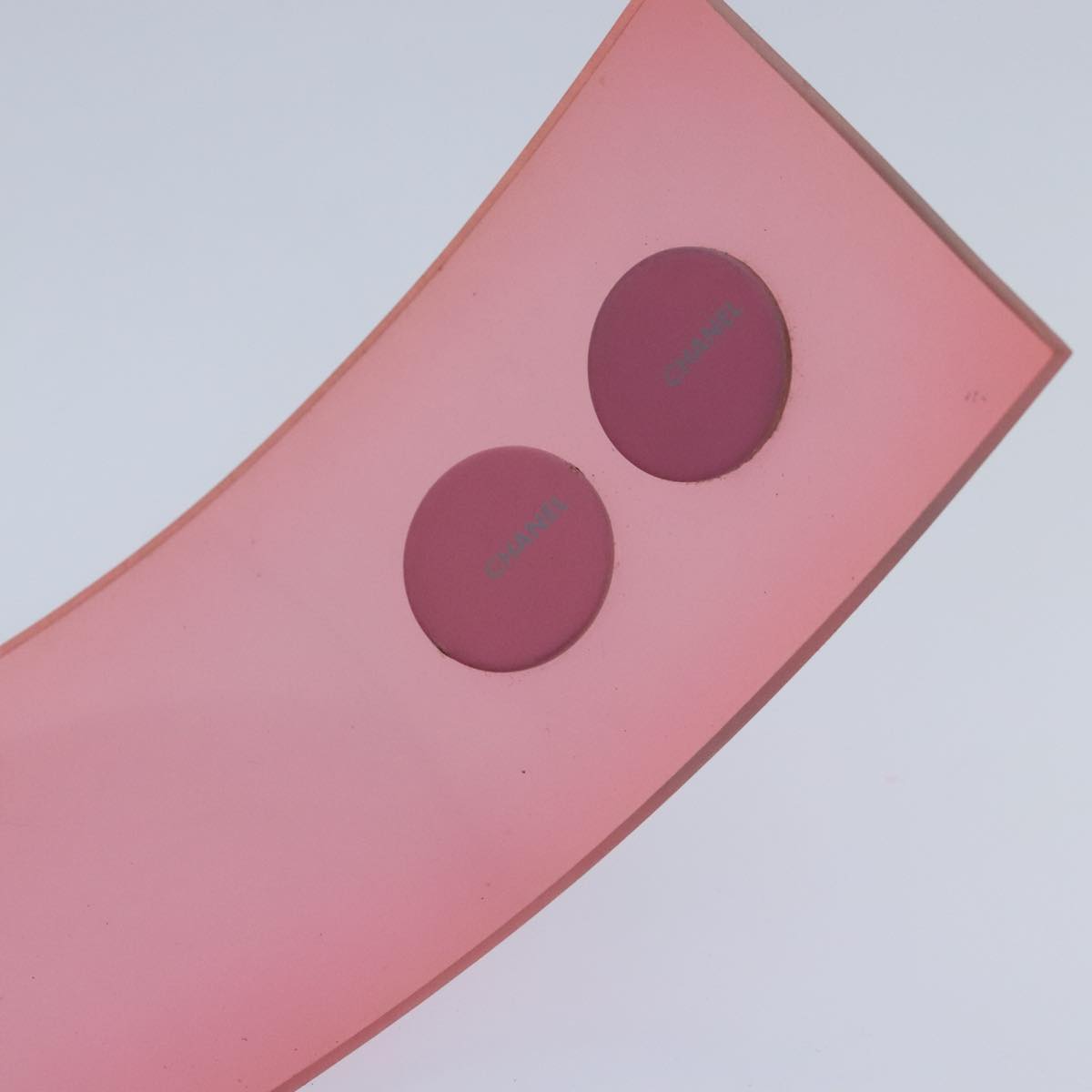 CHANEL Belt Vinyl Pink CC bs17983