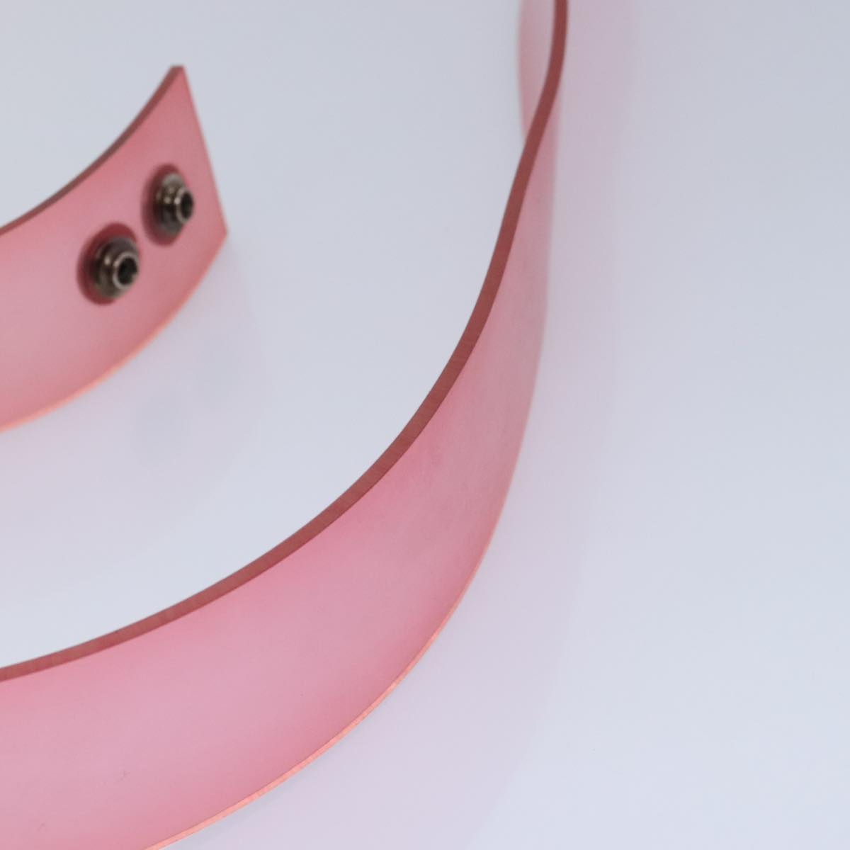 CHANEL Belt Vinyl Pink CC bs17983