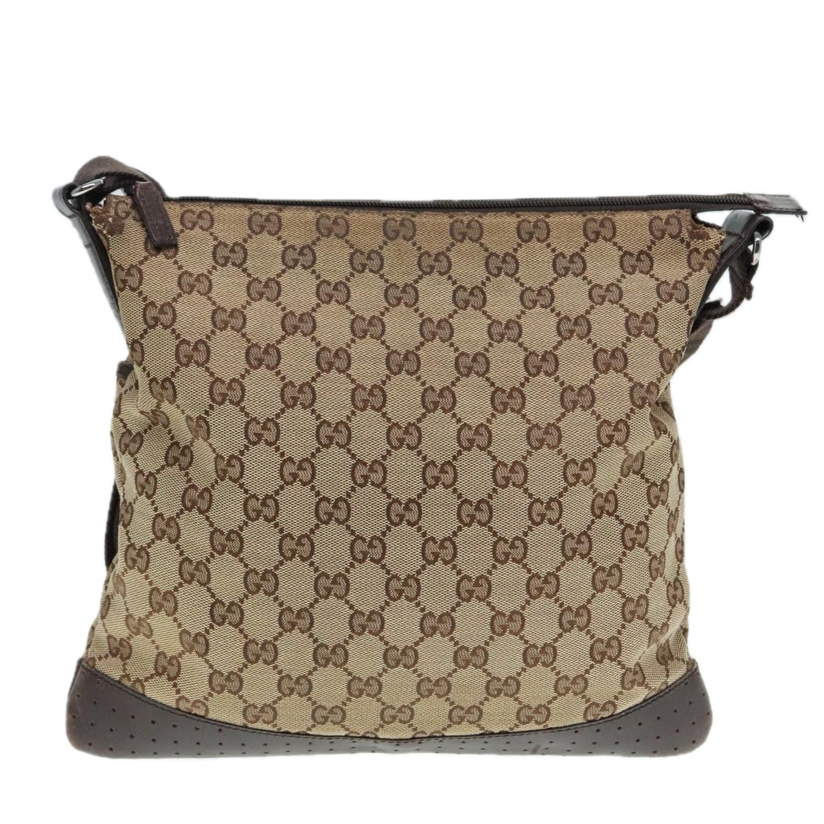 GUCCI GG Canvas Shoulder Bag Beige bs18113