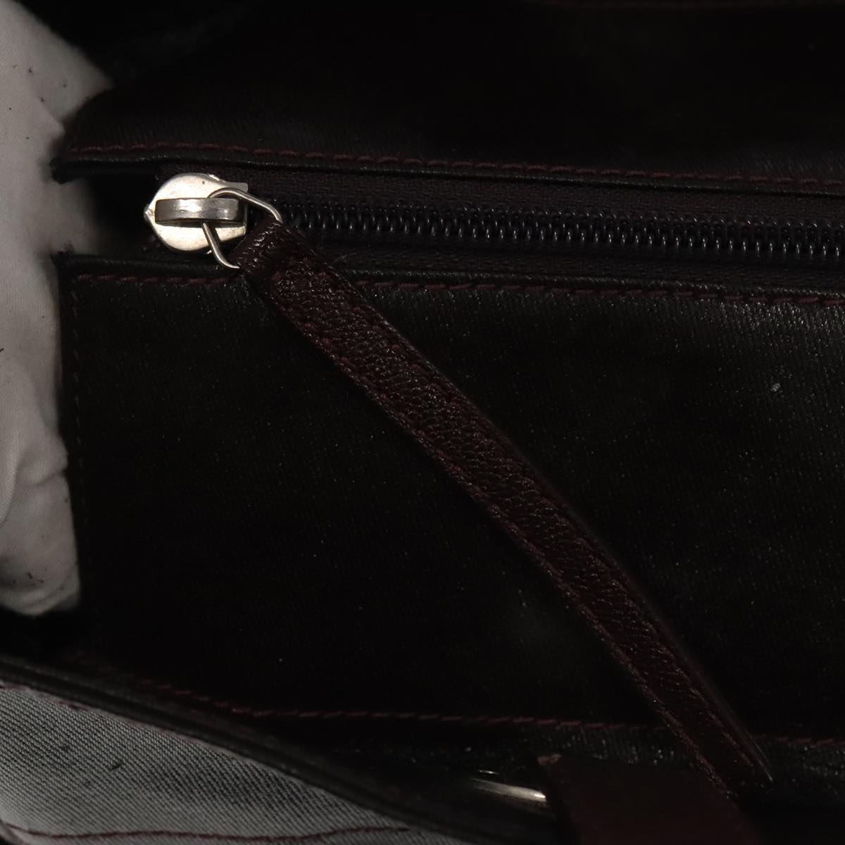 CHANEL Paris Biarritz Tote Bag Coated Canvas Brown Silver CC bs19435