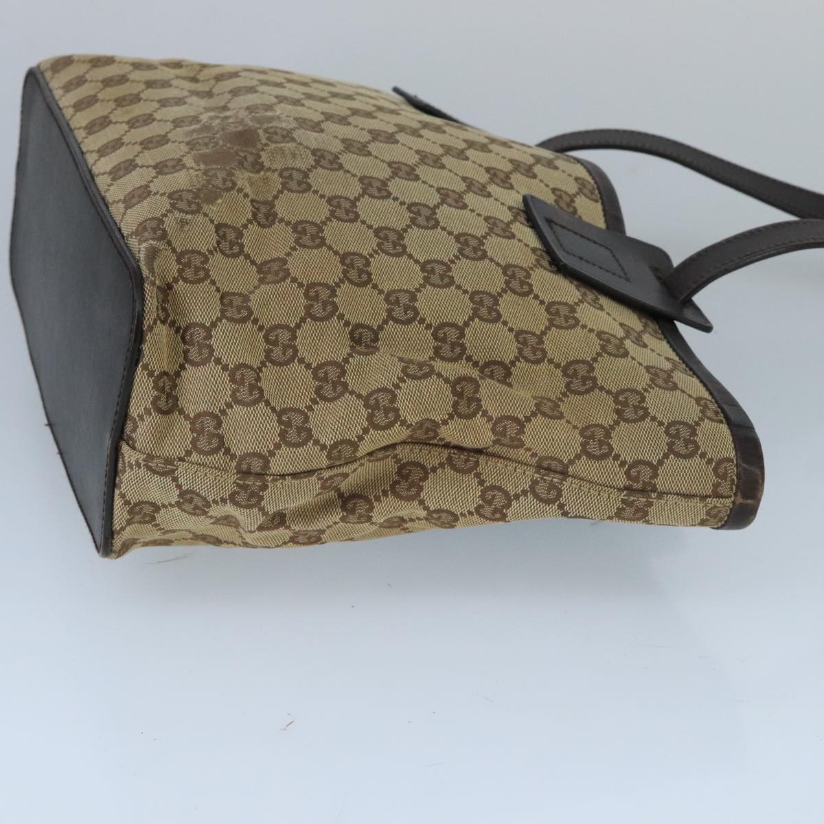 GUCCI GG Canvas Shoulder Bag Beige bs20066