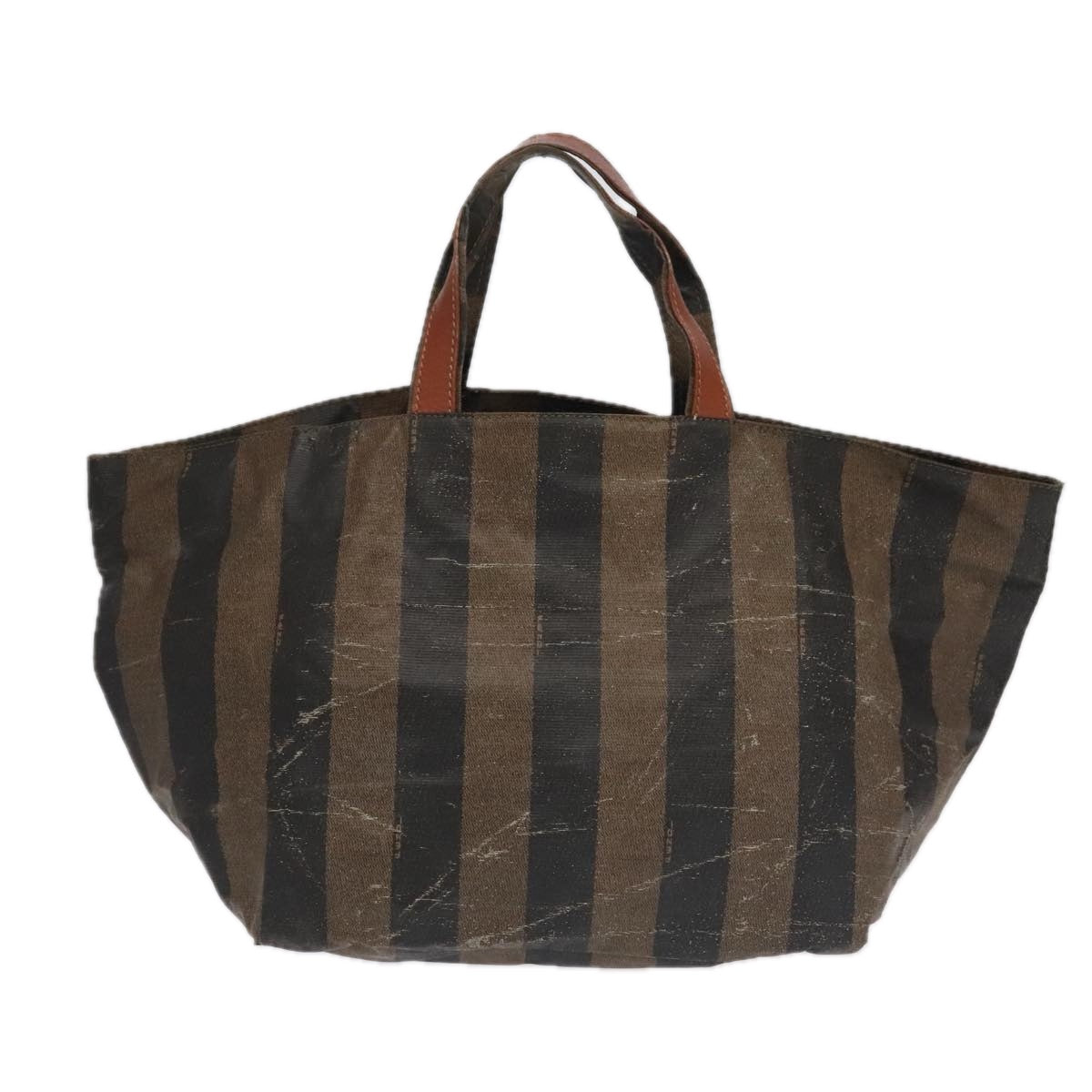 FENDI Pecan Canvas Hand Bag 4Set Black Brown bs20220