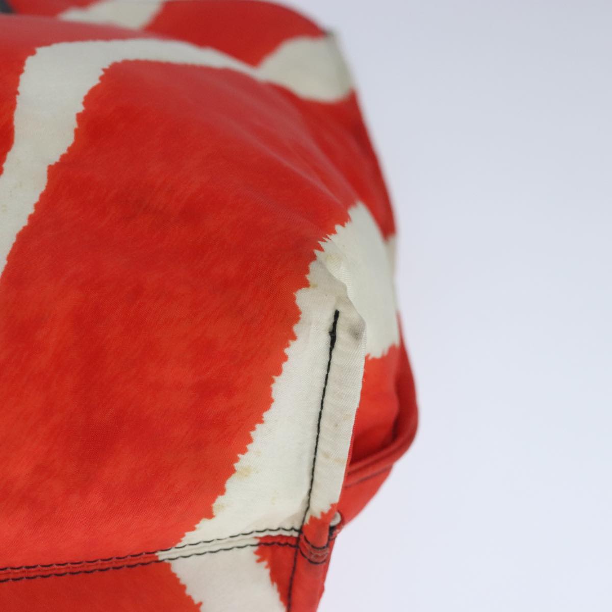 FENDI Tote Bag Nylon Red Silver bs20291